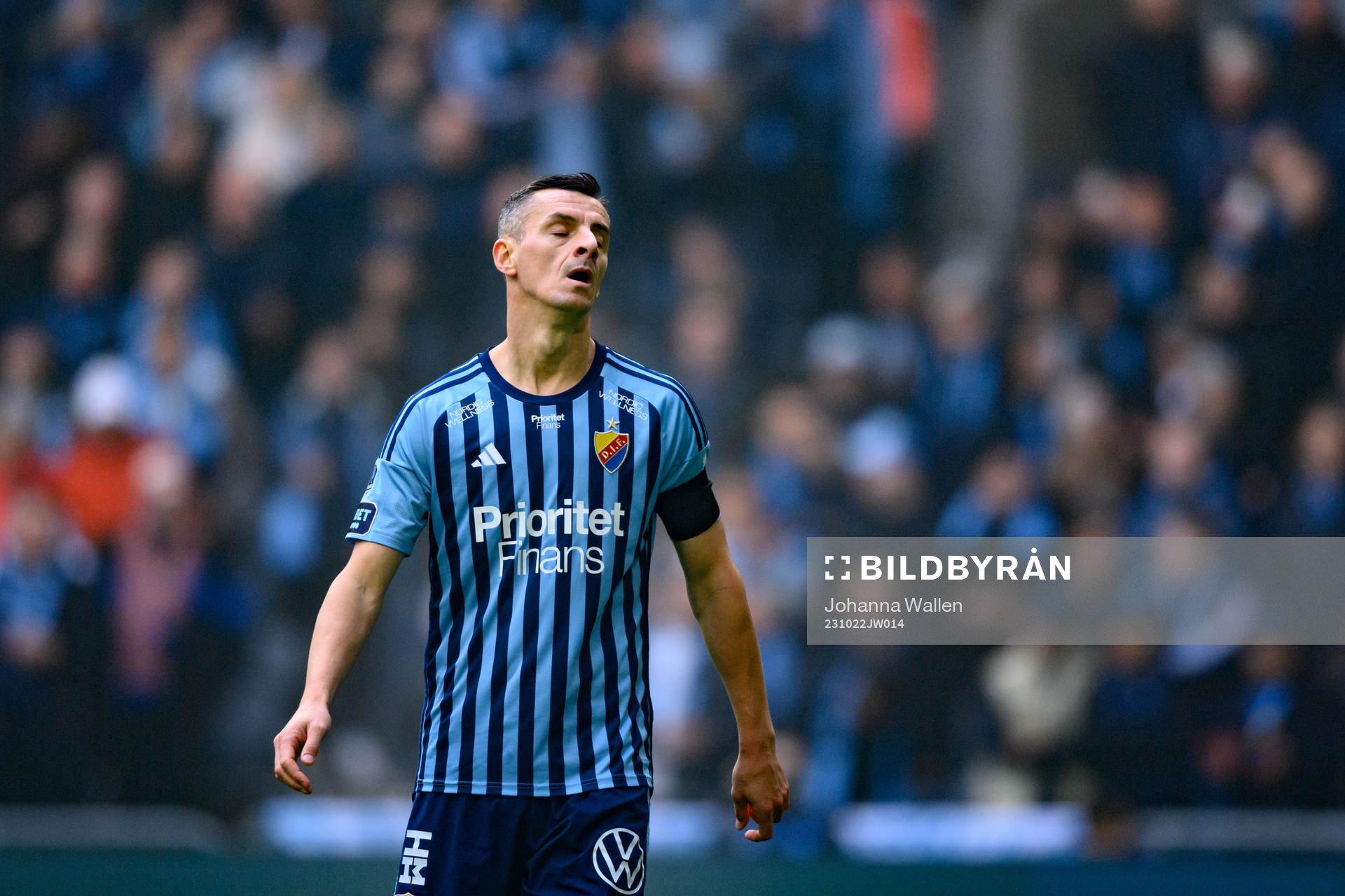 Djurgårdens Haris Radetinac deppar