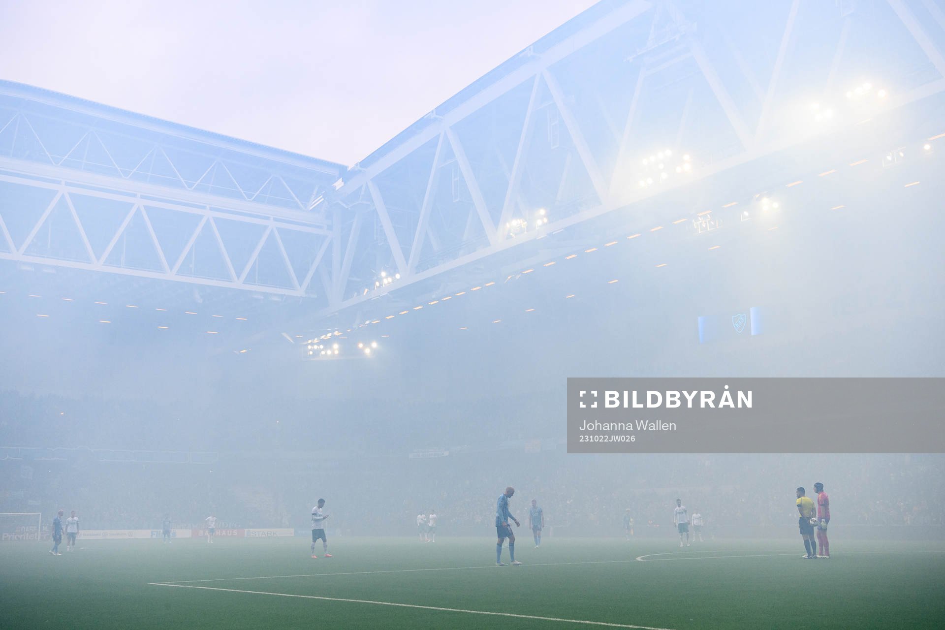 Fotbollsmatchen i Allsvenskan mellan Djurgården och