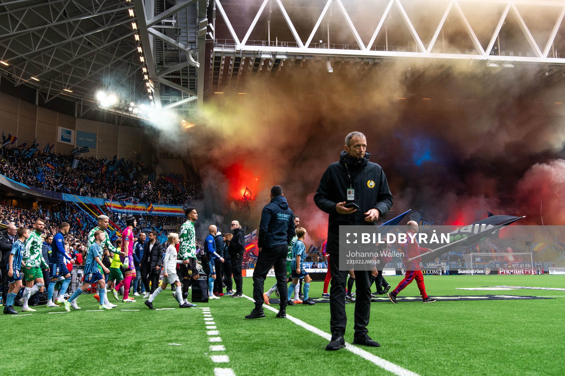 Djurgårdens och Hammarbys spelare