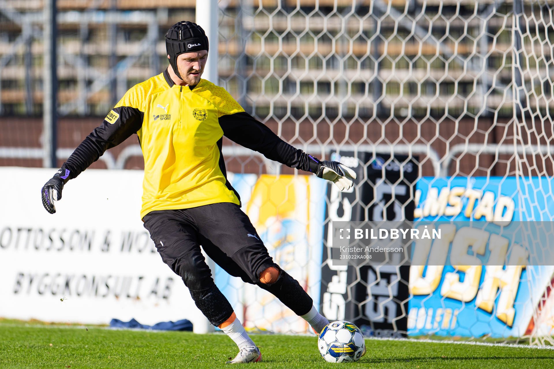 Mjällbys målvakt Noel Törnqvist