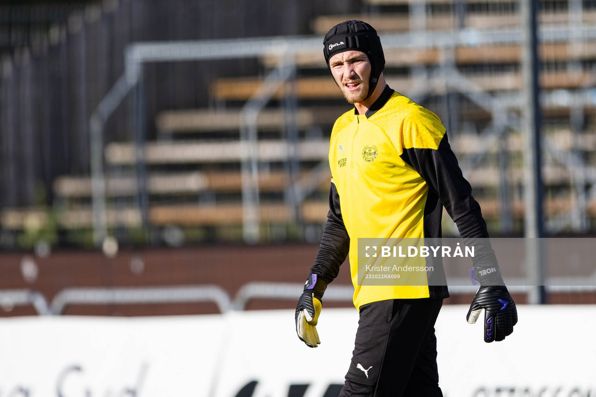 Mjällbys målvakt Noel Törnqvist