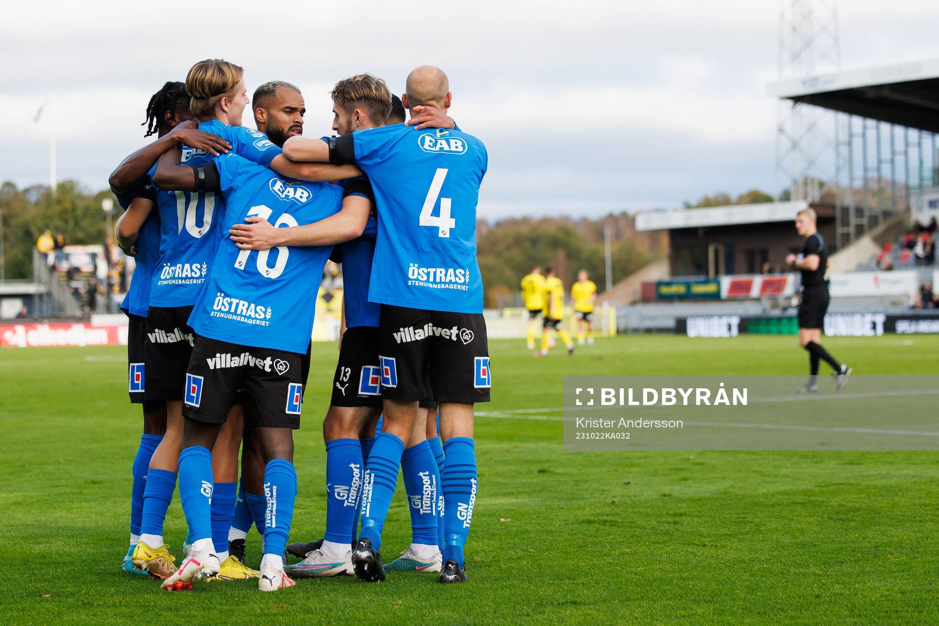 Halmstads spelare jublar