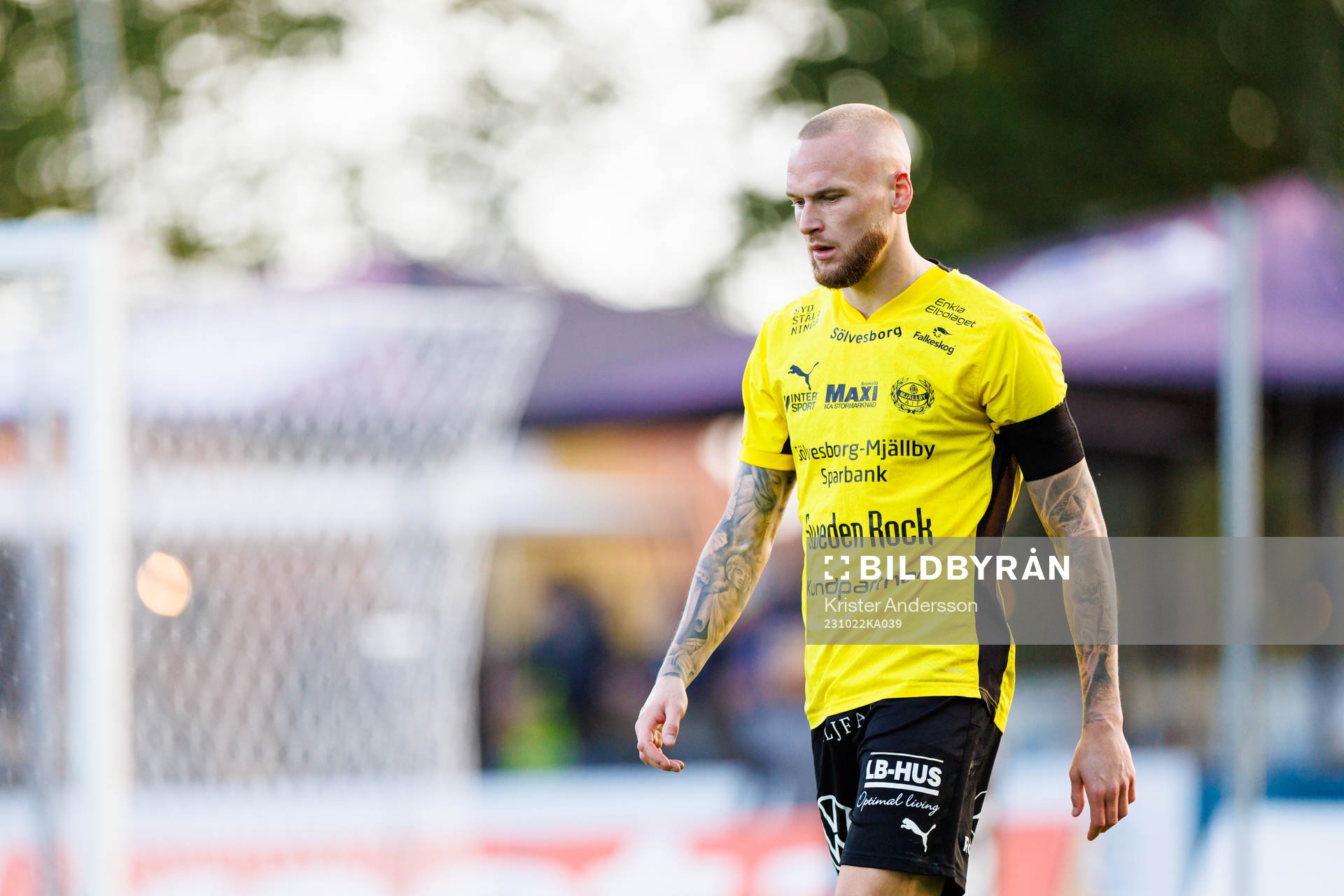 Mjällbys Adam Ståhl deppar