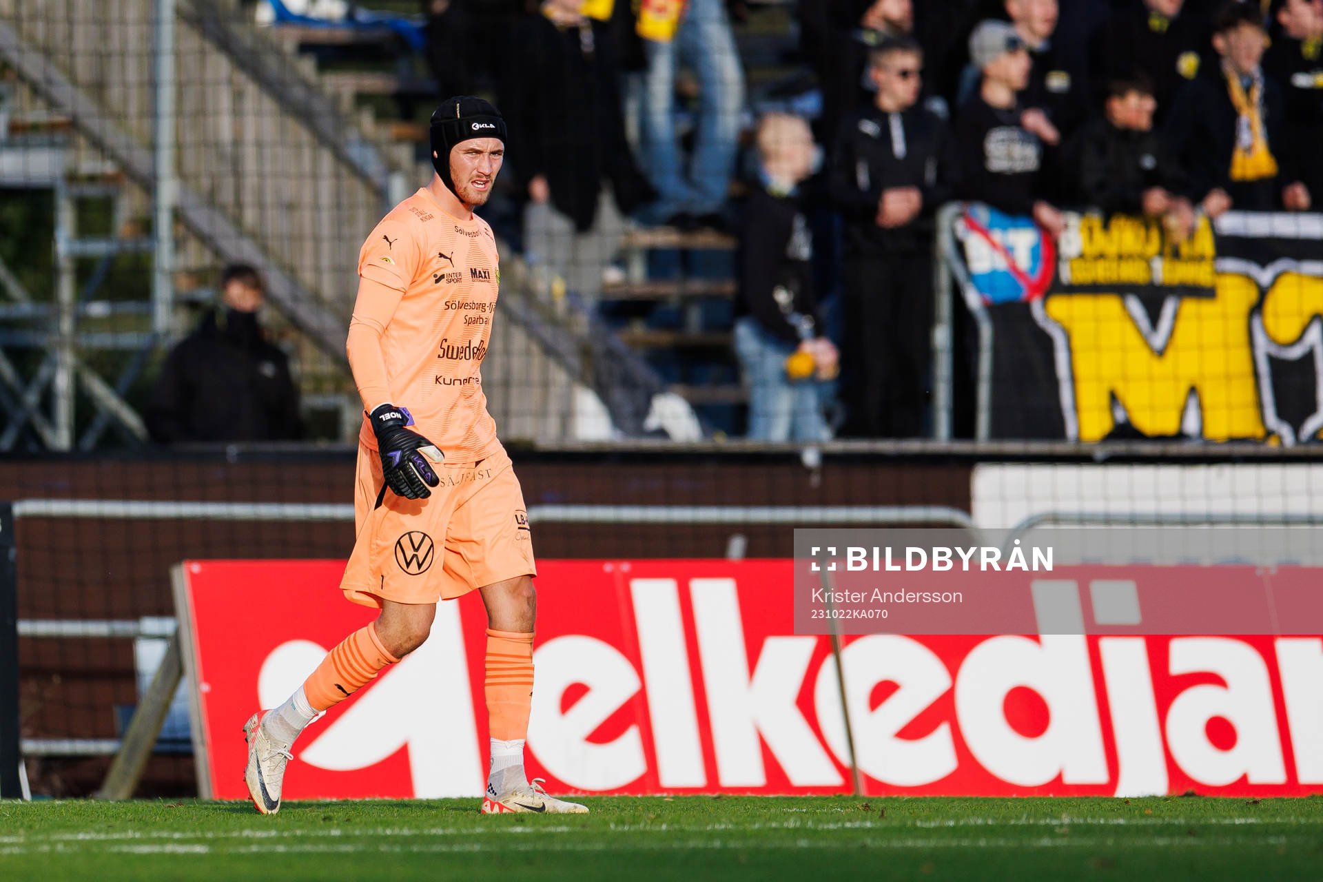 Mjällbys målvakt Noel Törnqvist
