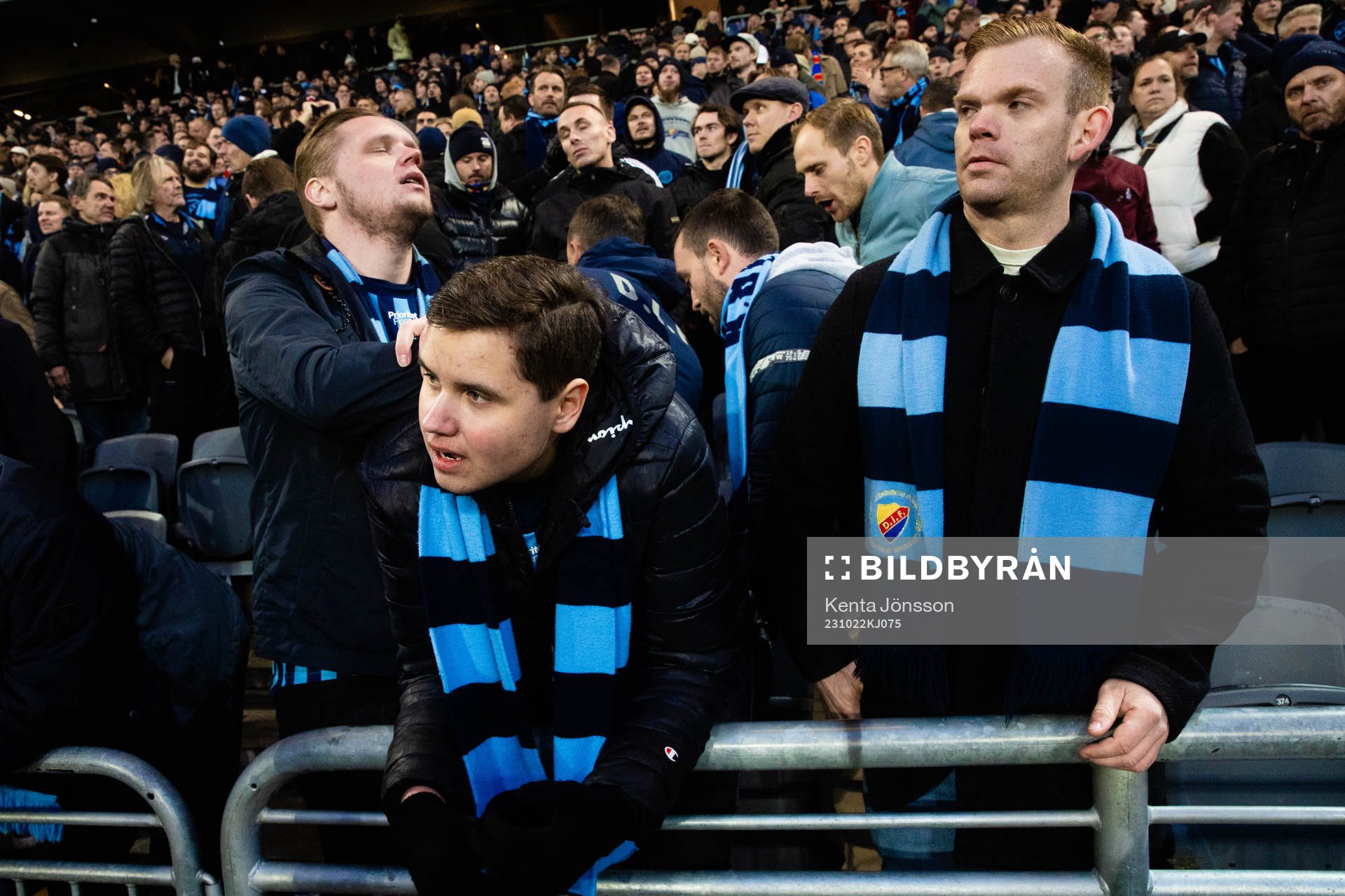 Djurgårdens supportrar reagerar