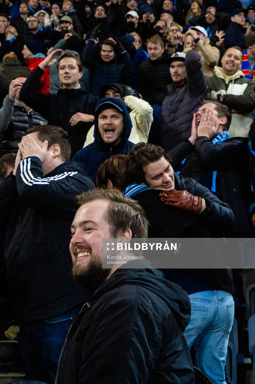 Djurgårdens supportrar reagerar