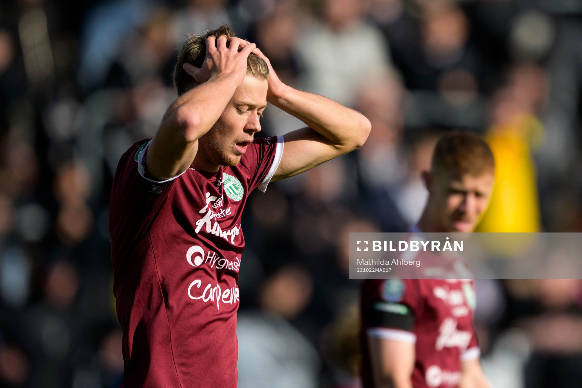 Västerås SKs Patric Åslund deppar