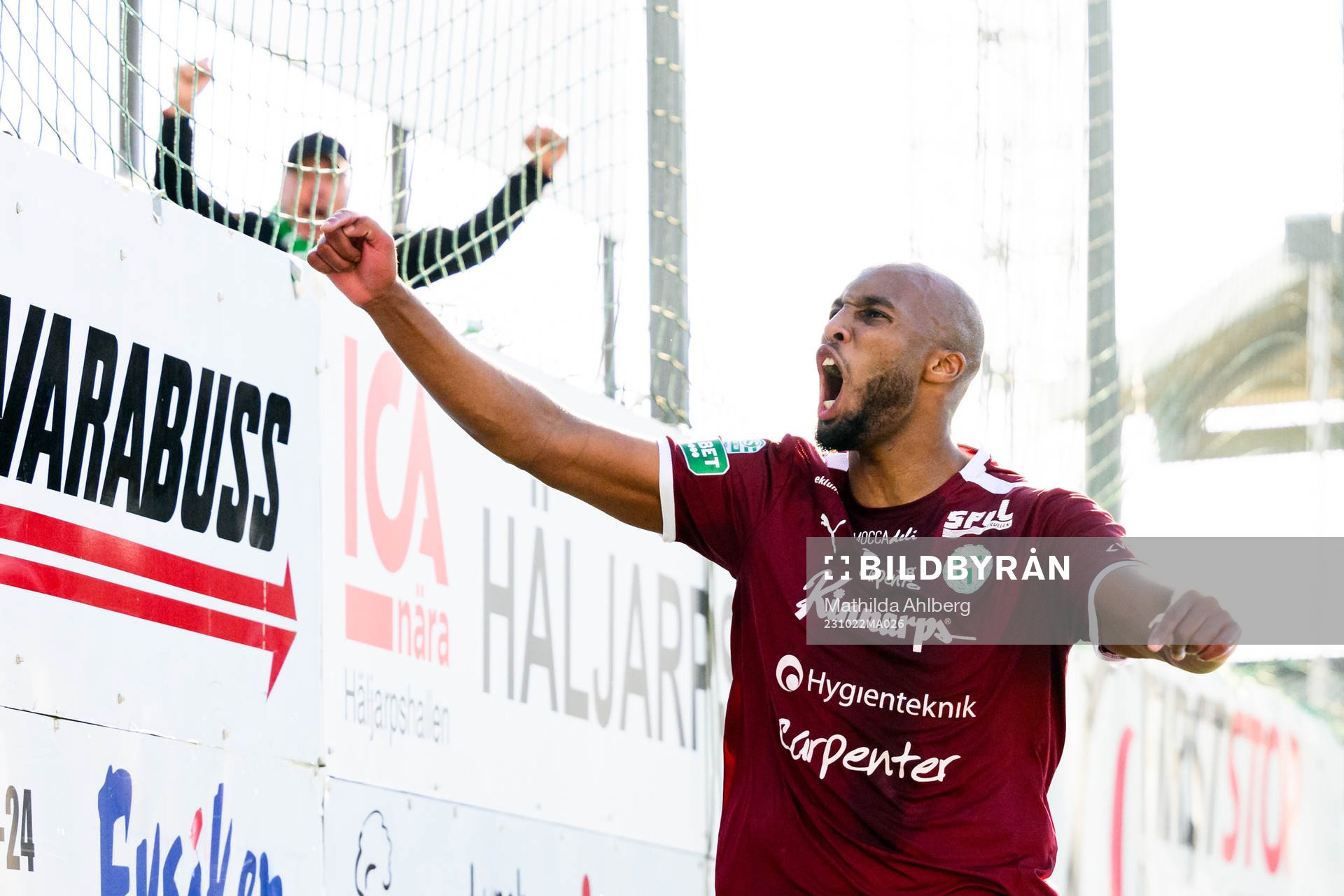 Västerås SKs Jabir Abdihakim Ali jublar