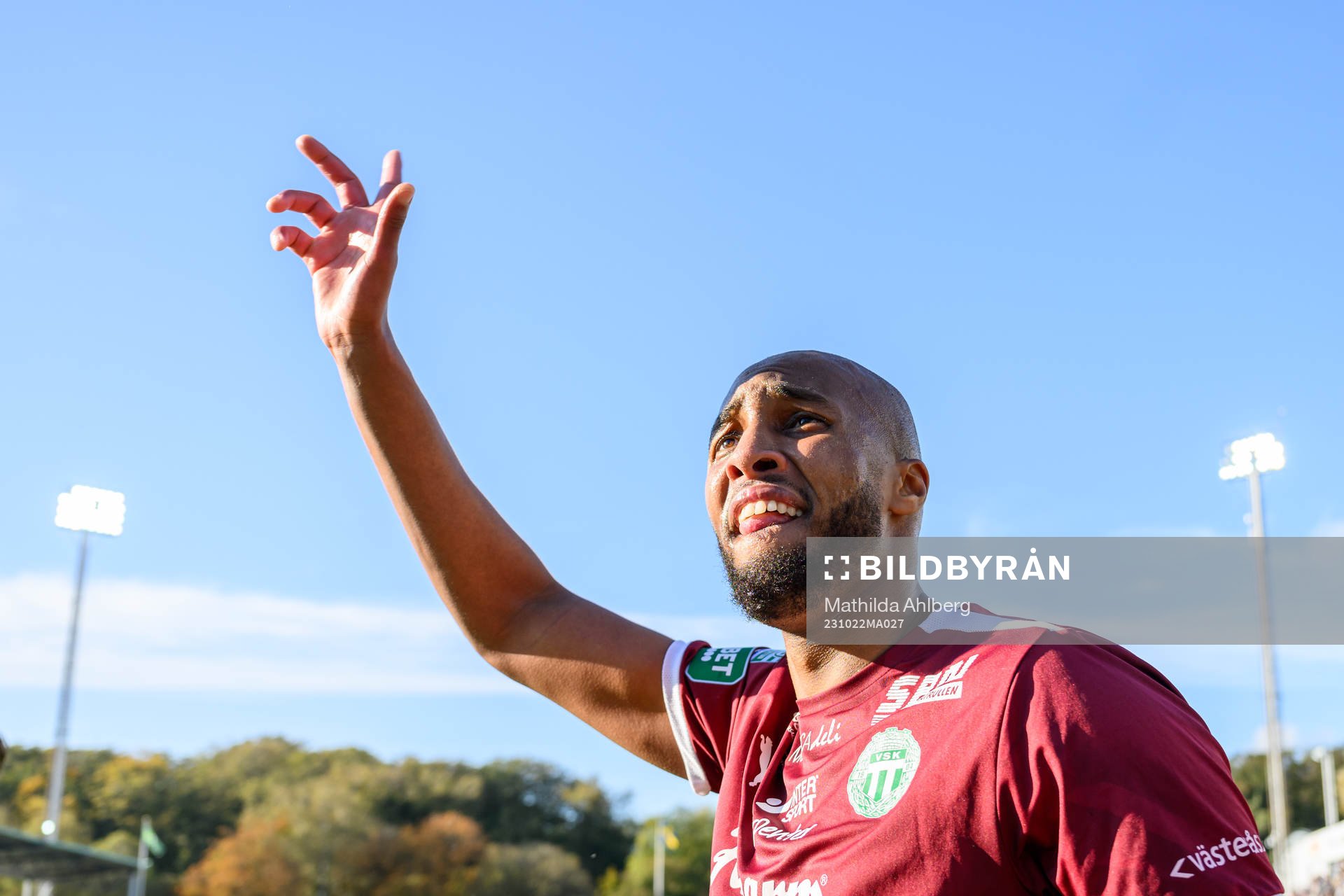 Västerås SKs Jabir Abdihakim Ali jublar