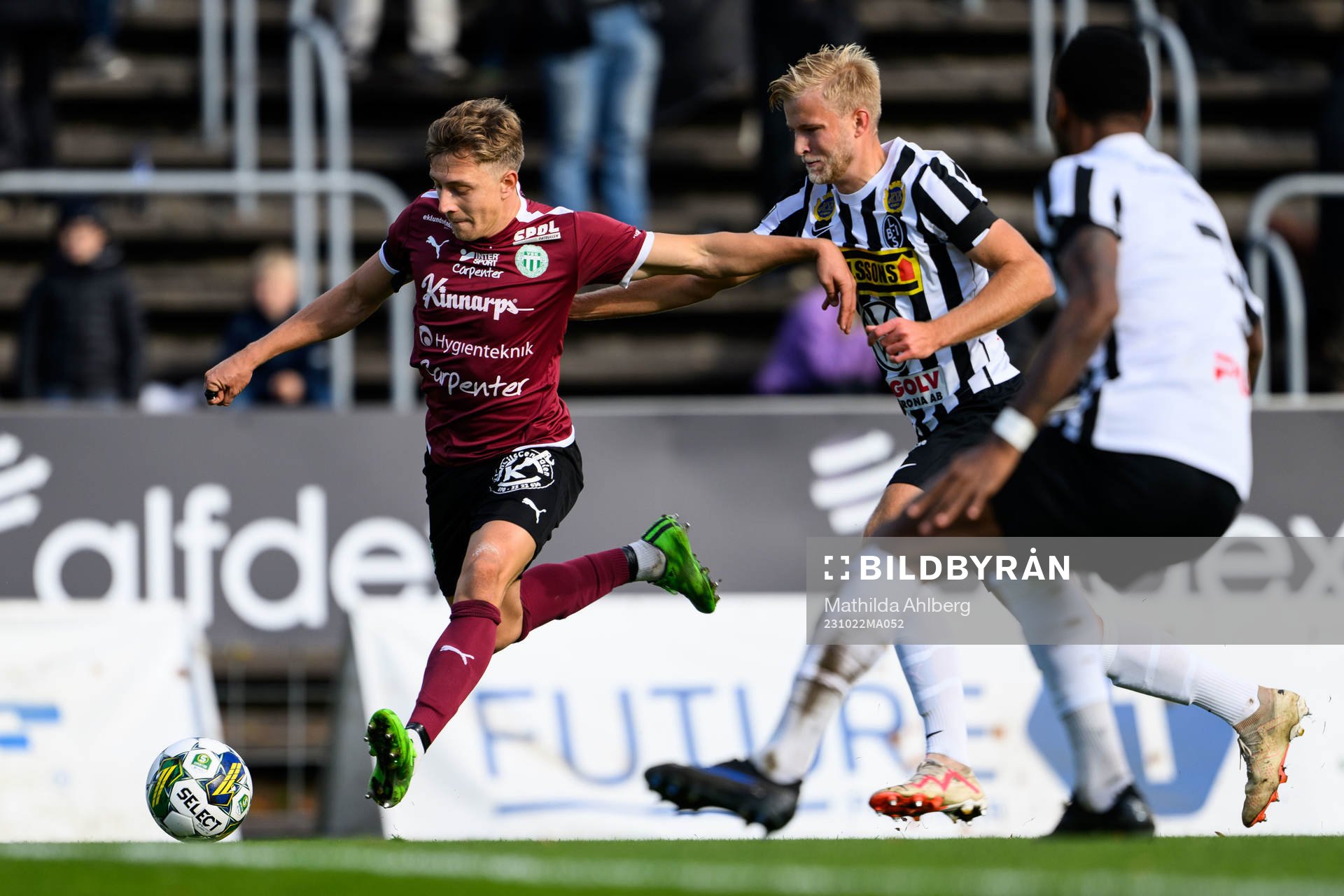 Västerås SKs Simon Gefvert och Landskronas Johan Rapp