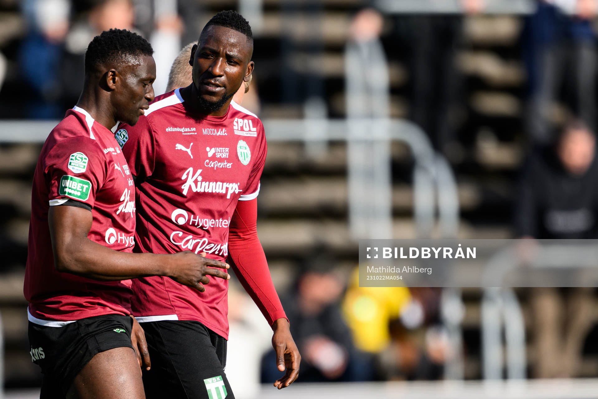 Västerås SKs Ibrahim Yalatif Diabaté och Frederic