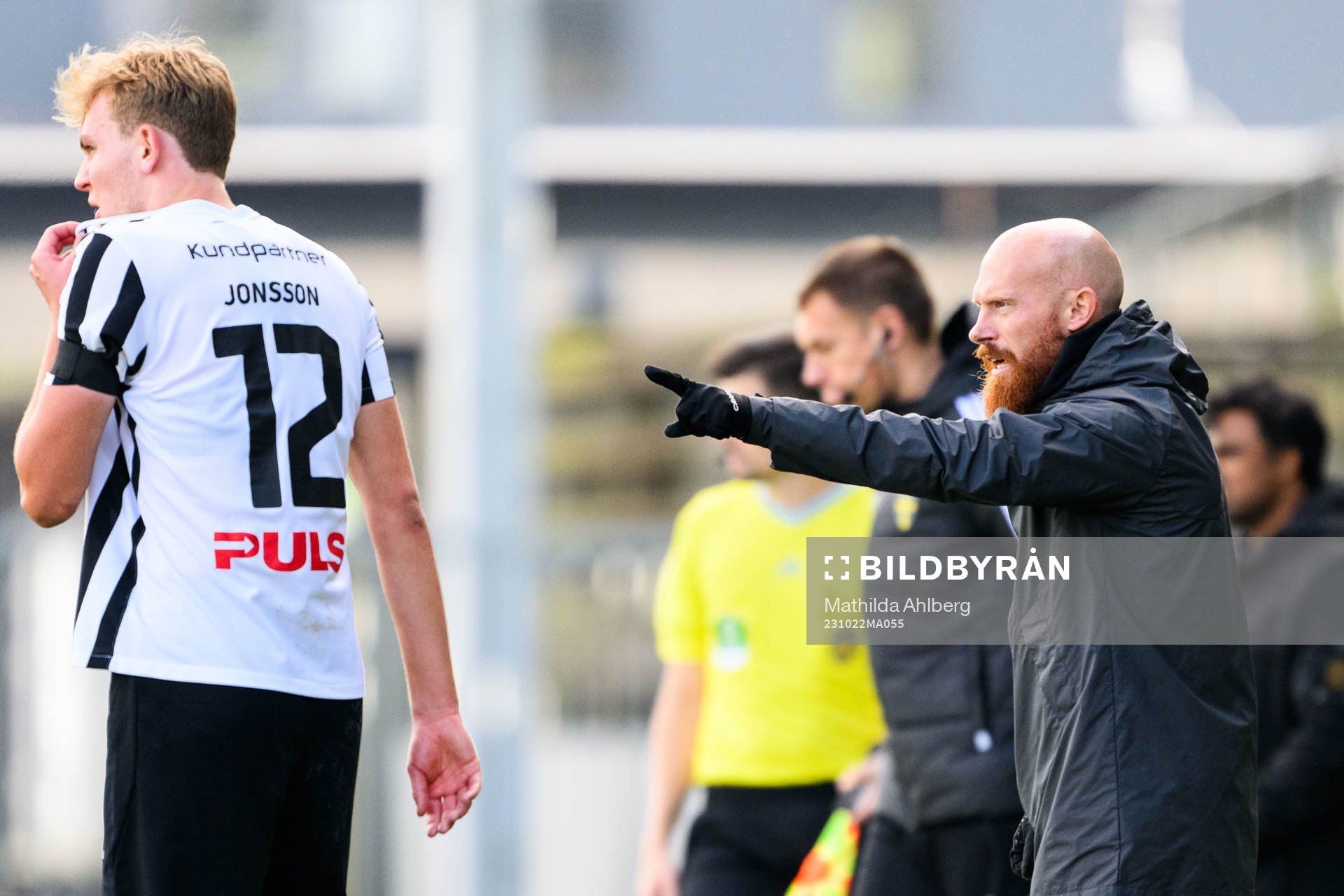 Landskronas tränare Max Mölder