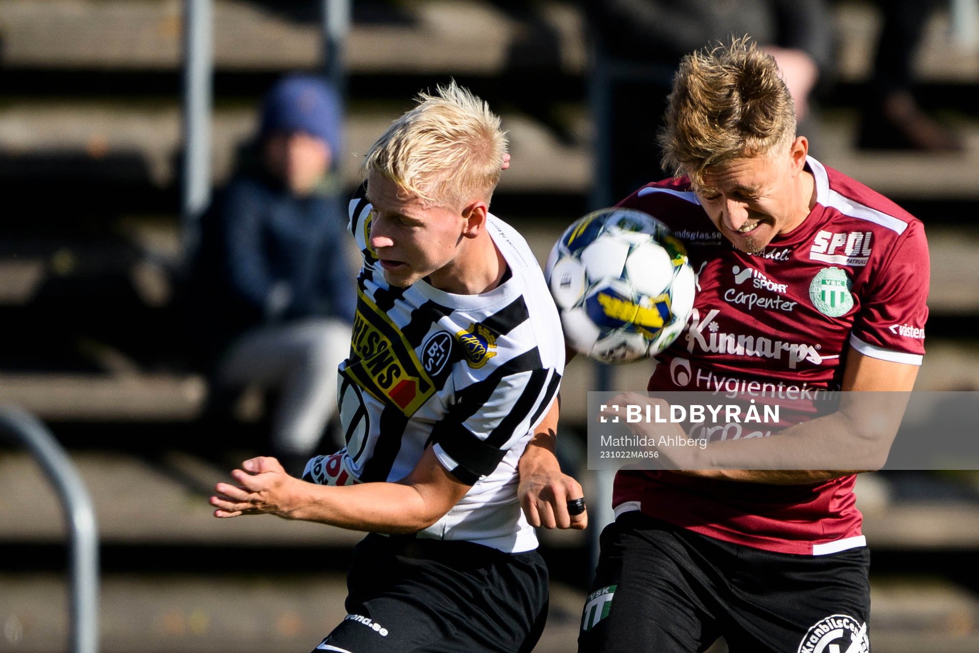 Landskronas Emil Lindman och Västerås SKs Simon Gefvert