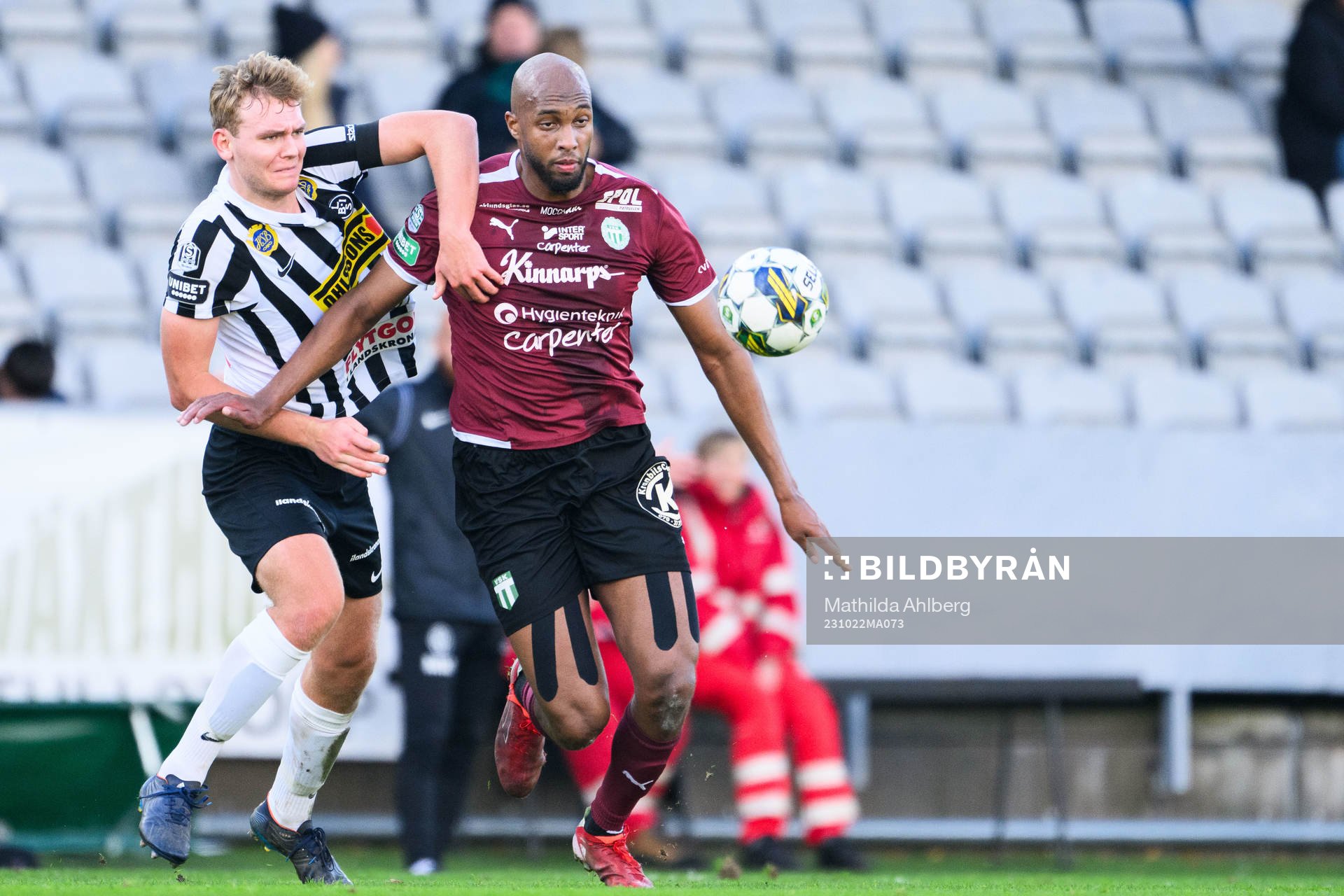 Landskronas Melker Jonsson och Västerås SKs Jabir