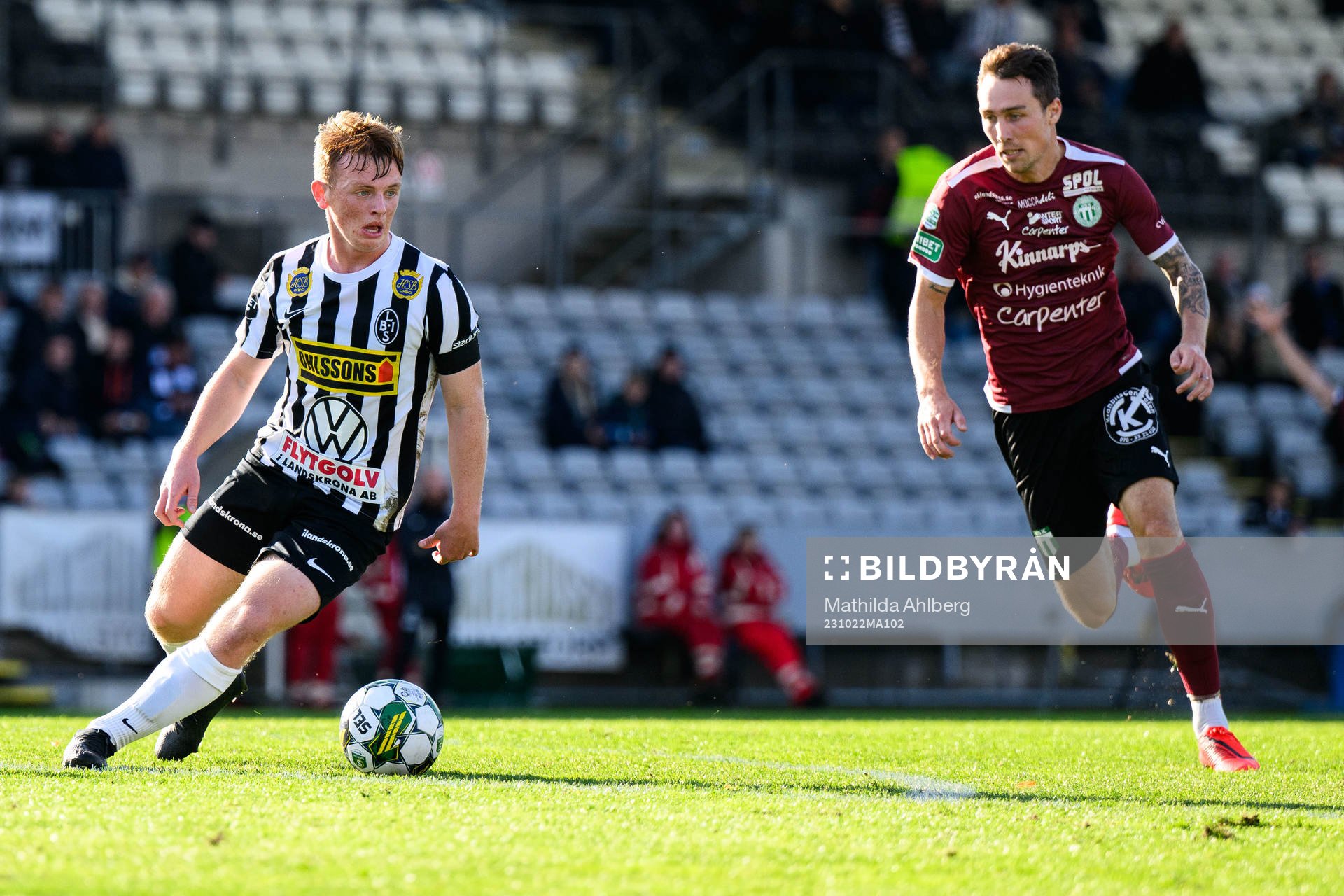 Landskronas Sam Hegdal och Västerås SKs Filip Tronet
