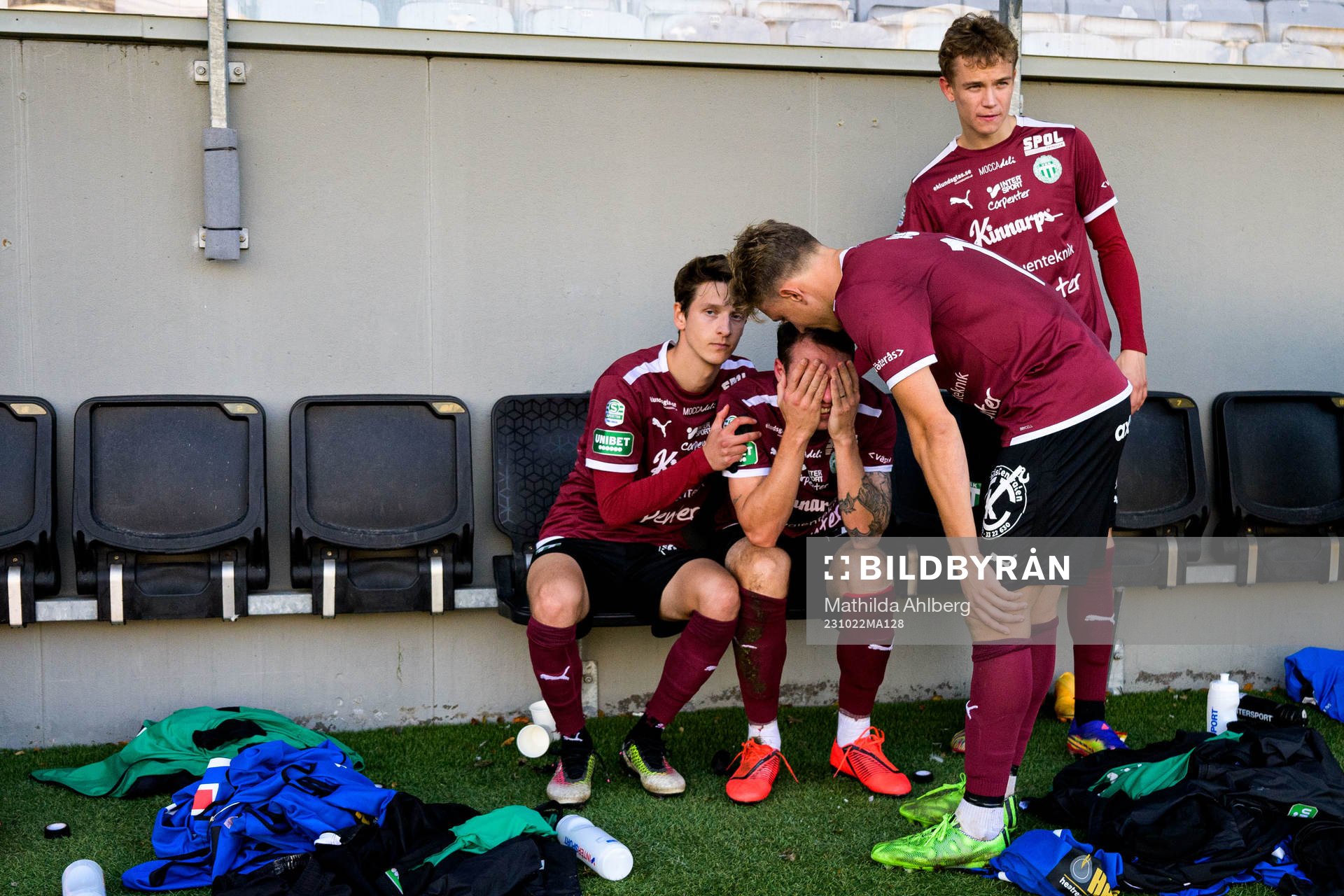 Västerås SKs Filip Tronet deppar