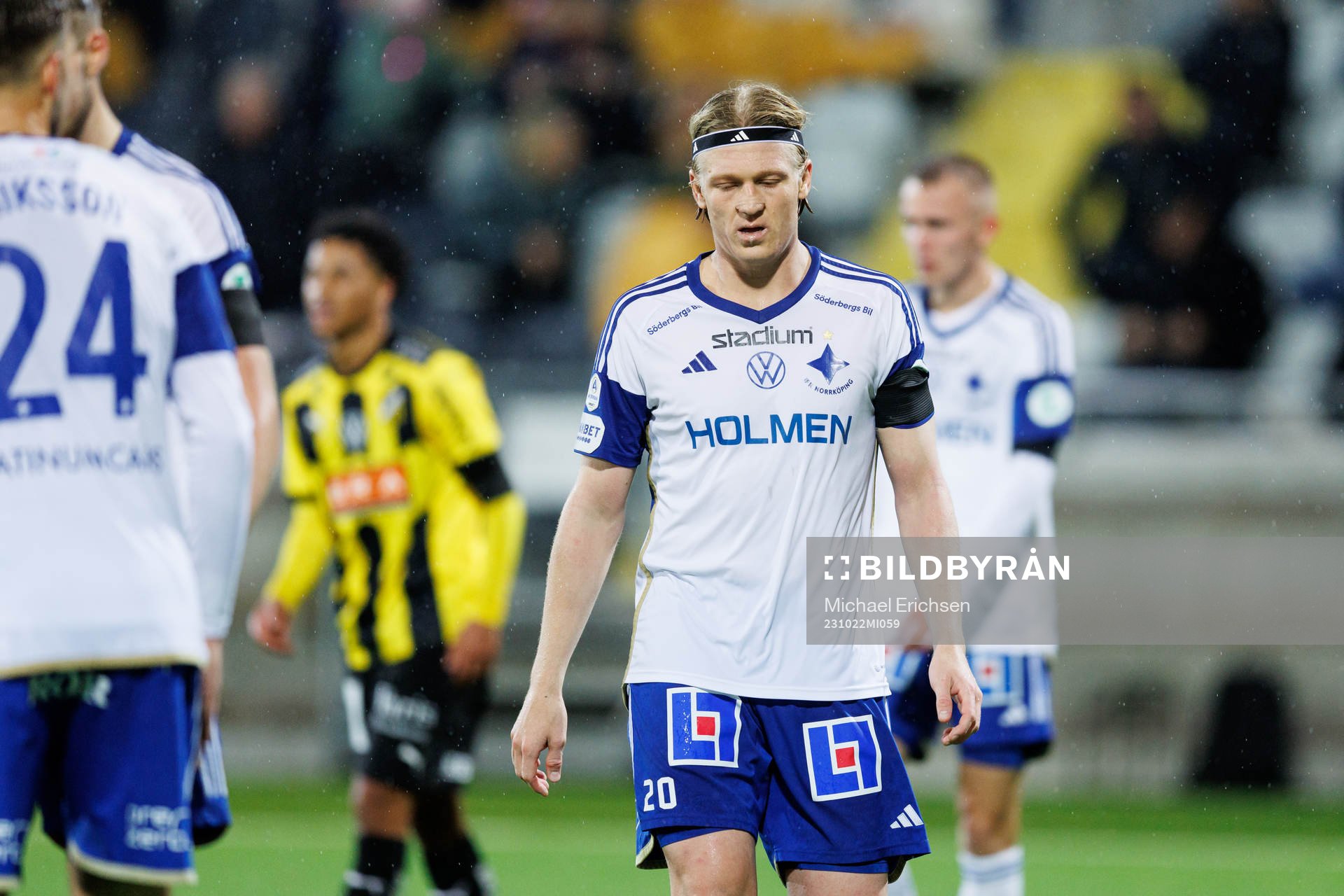 IFK Norrköpings Daniel Fritz Eid deppar