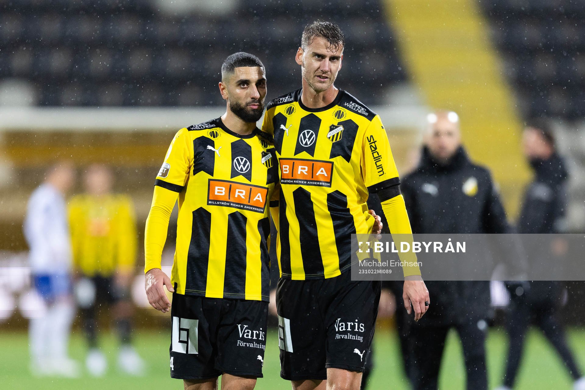 Häckens Aiham Ousou och Johan Hammar