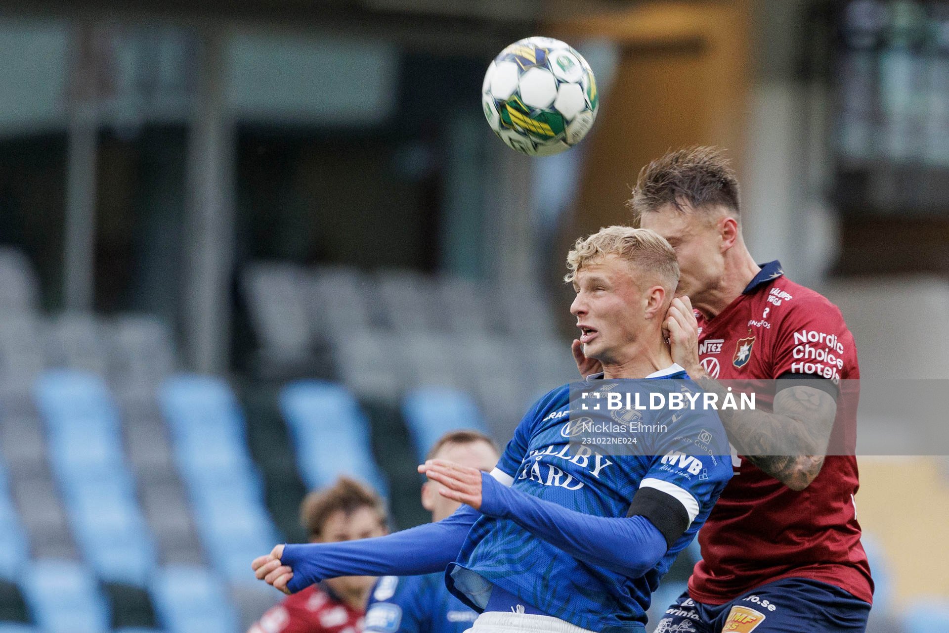 Trelleborgs Liam Olausson och Örgrytes Marcus Haglind