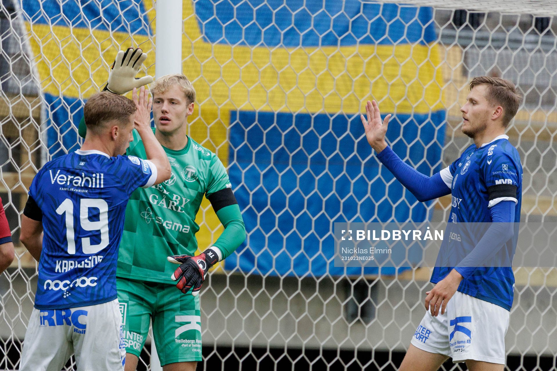Trelleborgs målvakt Kasper Thiesson Kristensen trunder