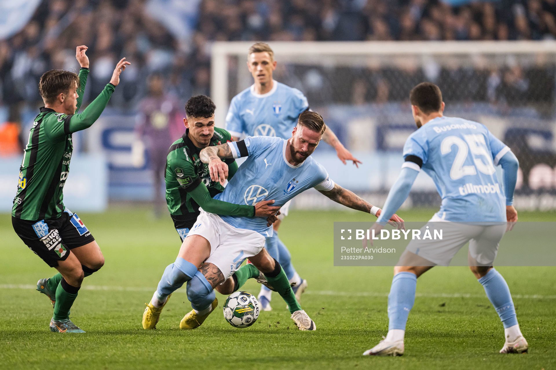Varbergs Mads Borchers och Malmö FFs Pontus Jansson