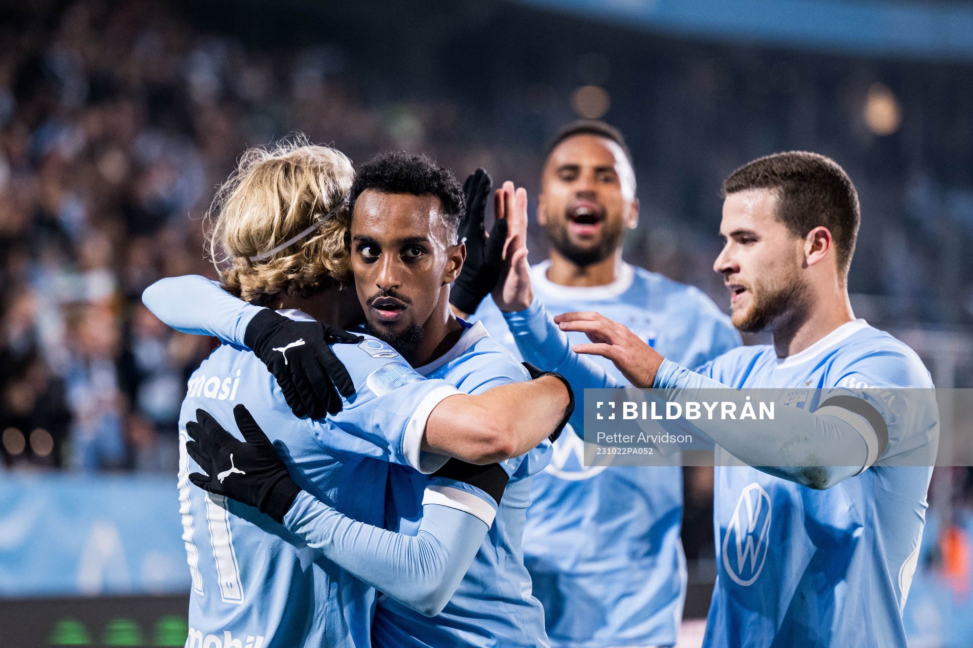 Malmö FFs Sebastian Nanasi och Taha Ali jublar
