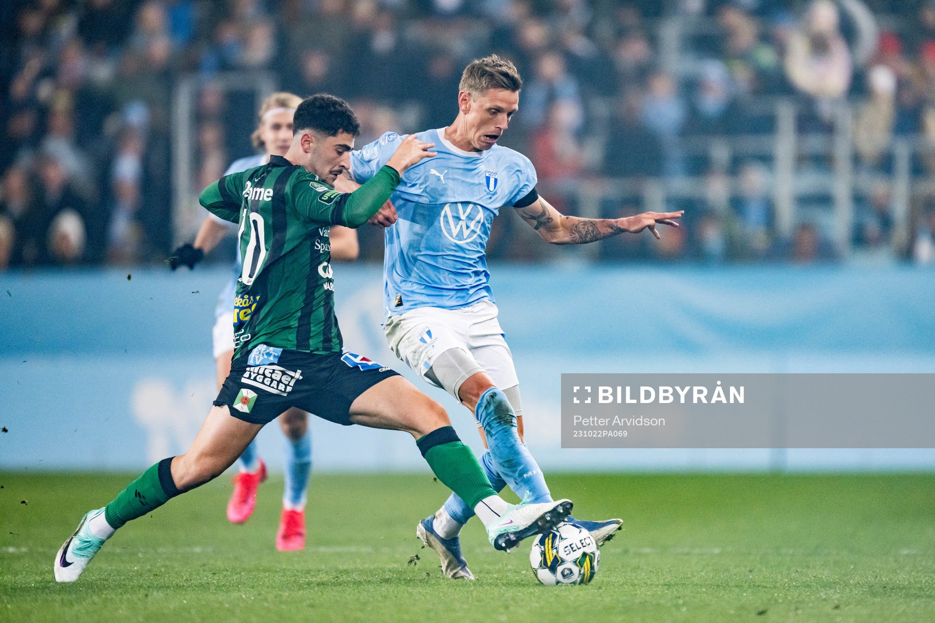 Varbergs Ismet Lushaku och Malmö FFs Søren Rieks