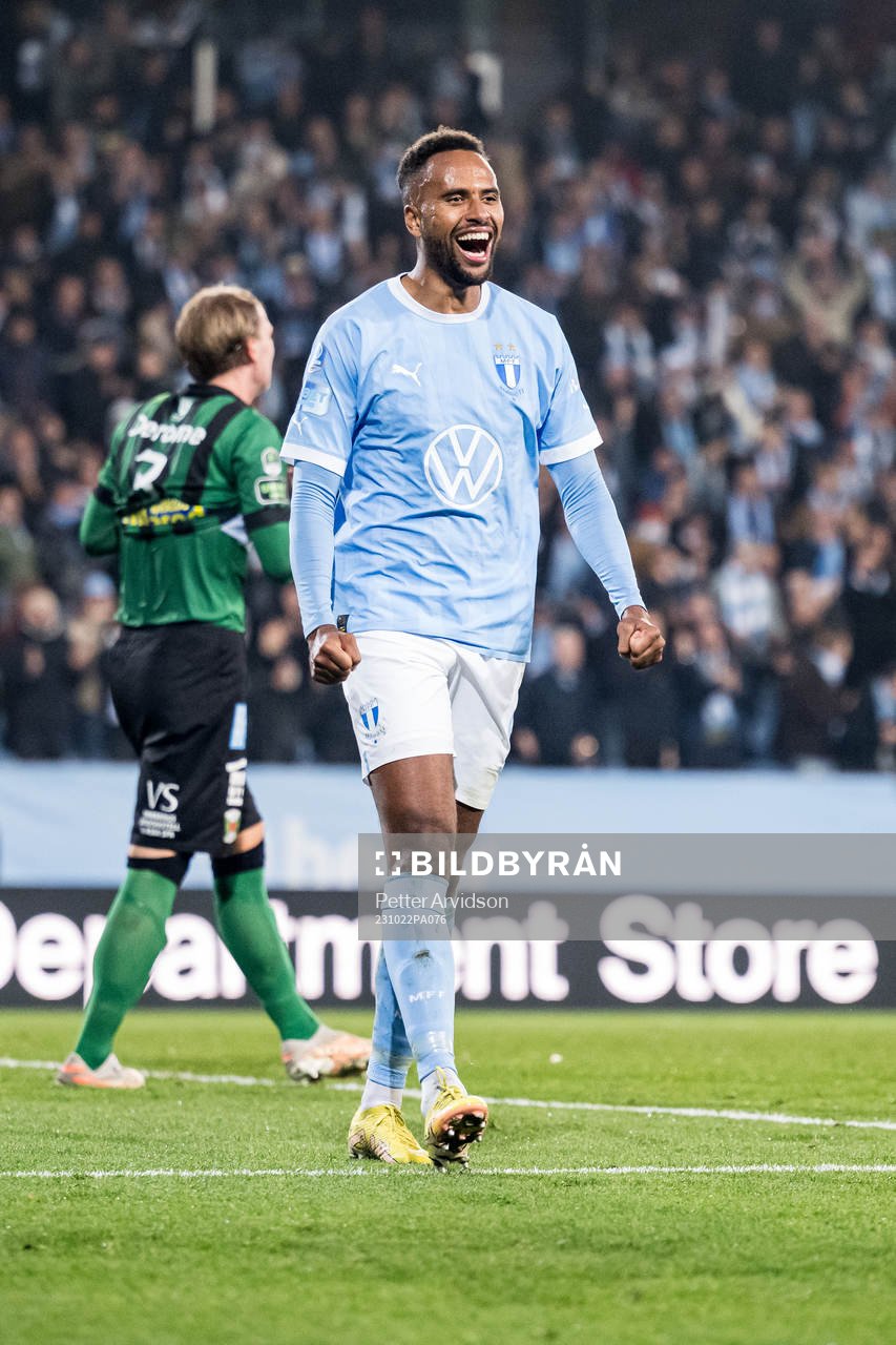 Malmö FFs Isaac Kiese Thelin jublar