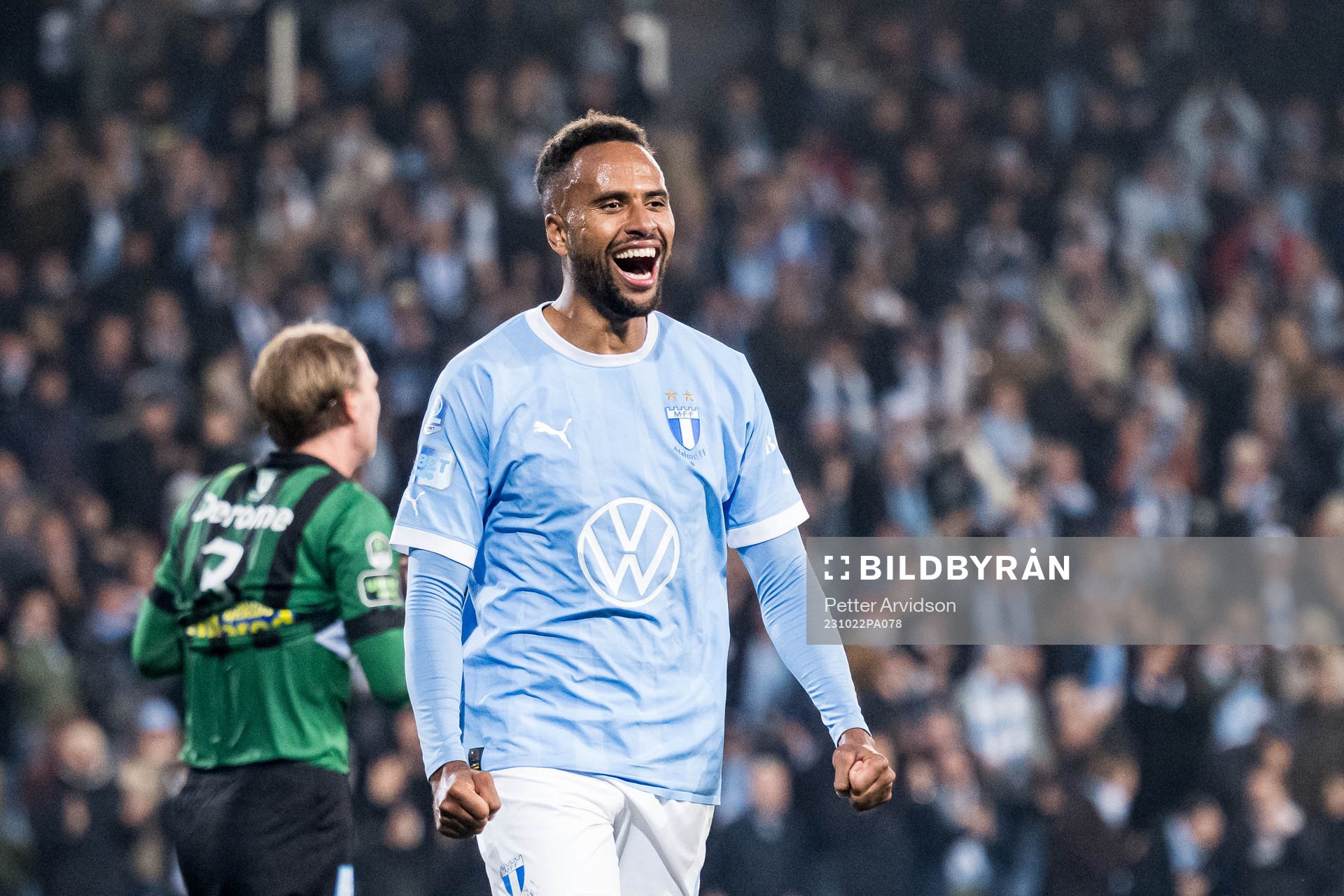Malmö FFs Isaac Kiese Thelin jublar