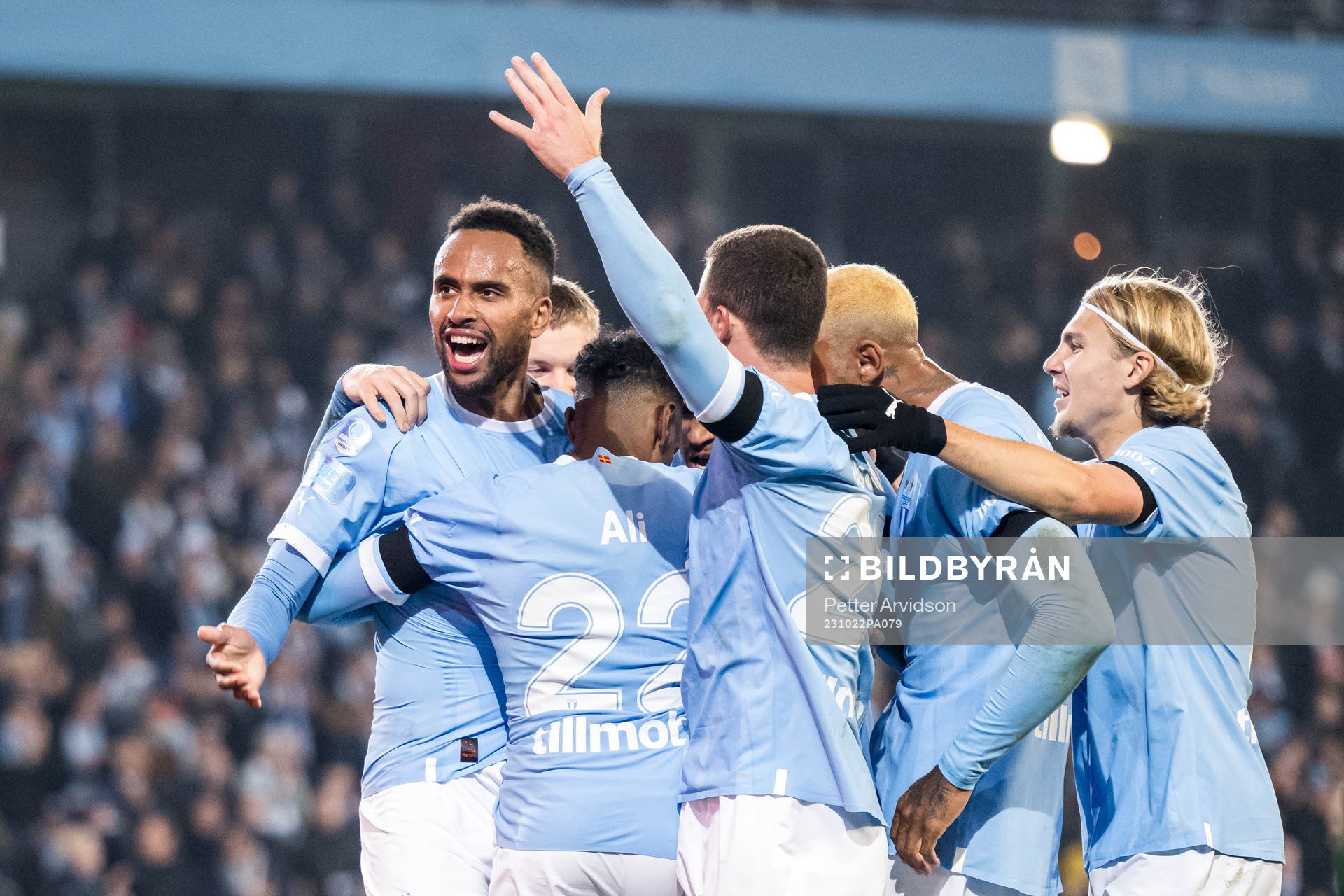 Malmö FFs Isaac Kiese Thelin jublar