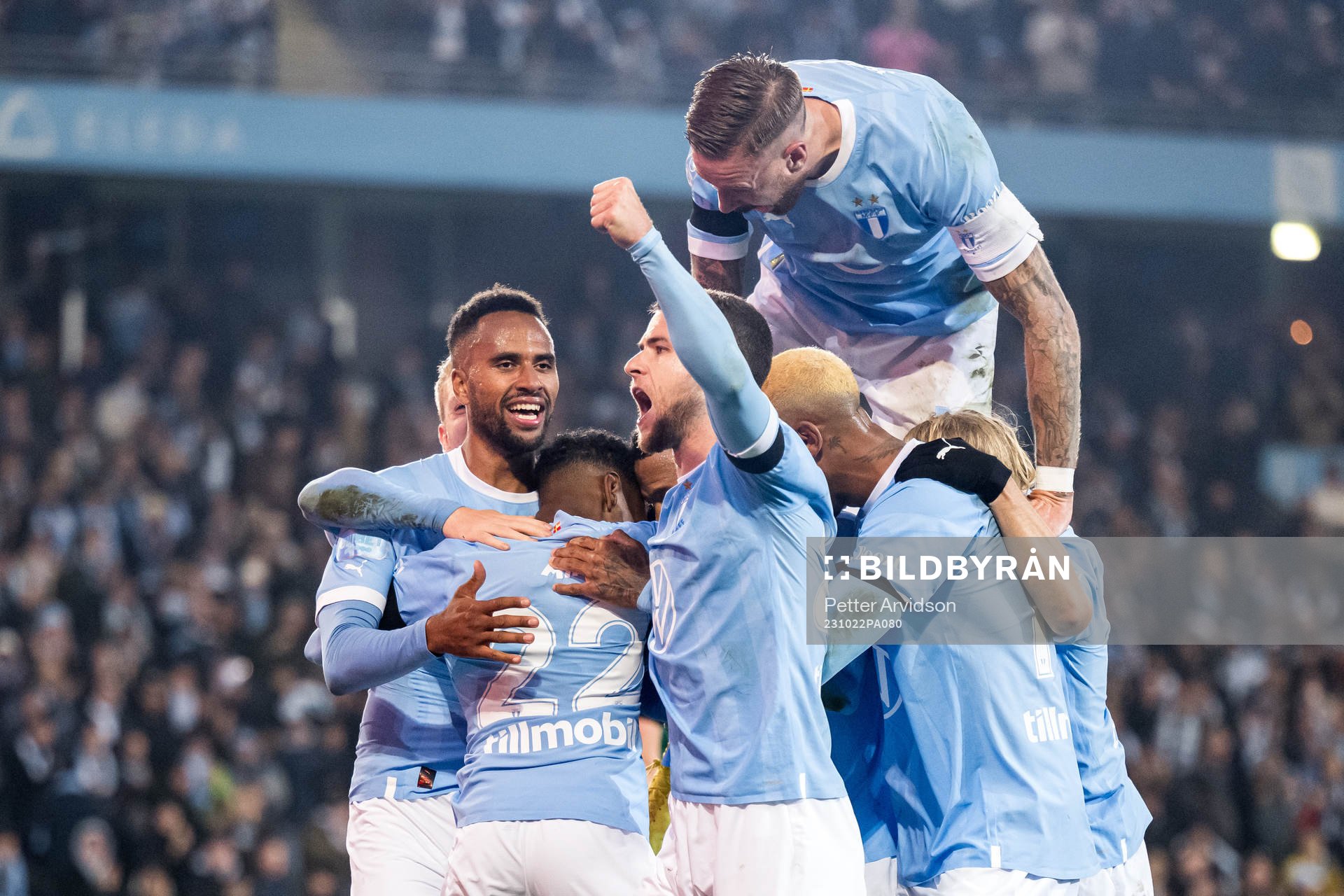 Malmö FFs Isaac Kiese Thelin jublar