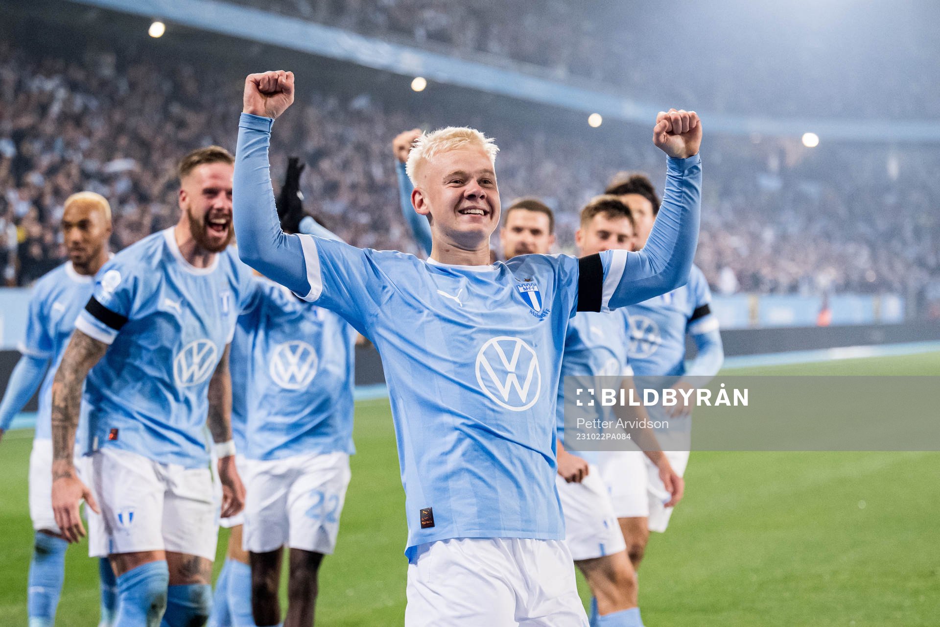 Malmö FFs Otto Rosengren jublar