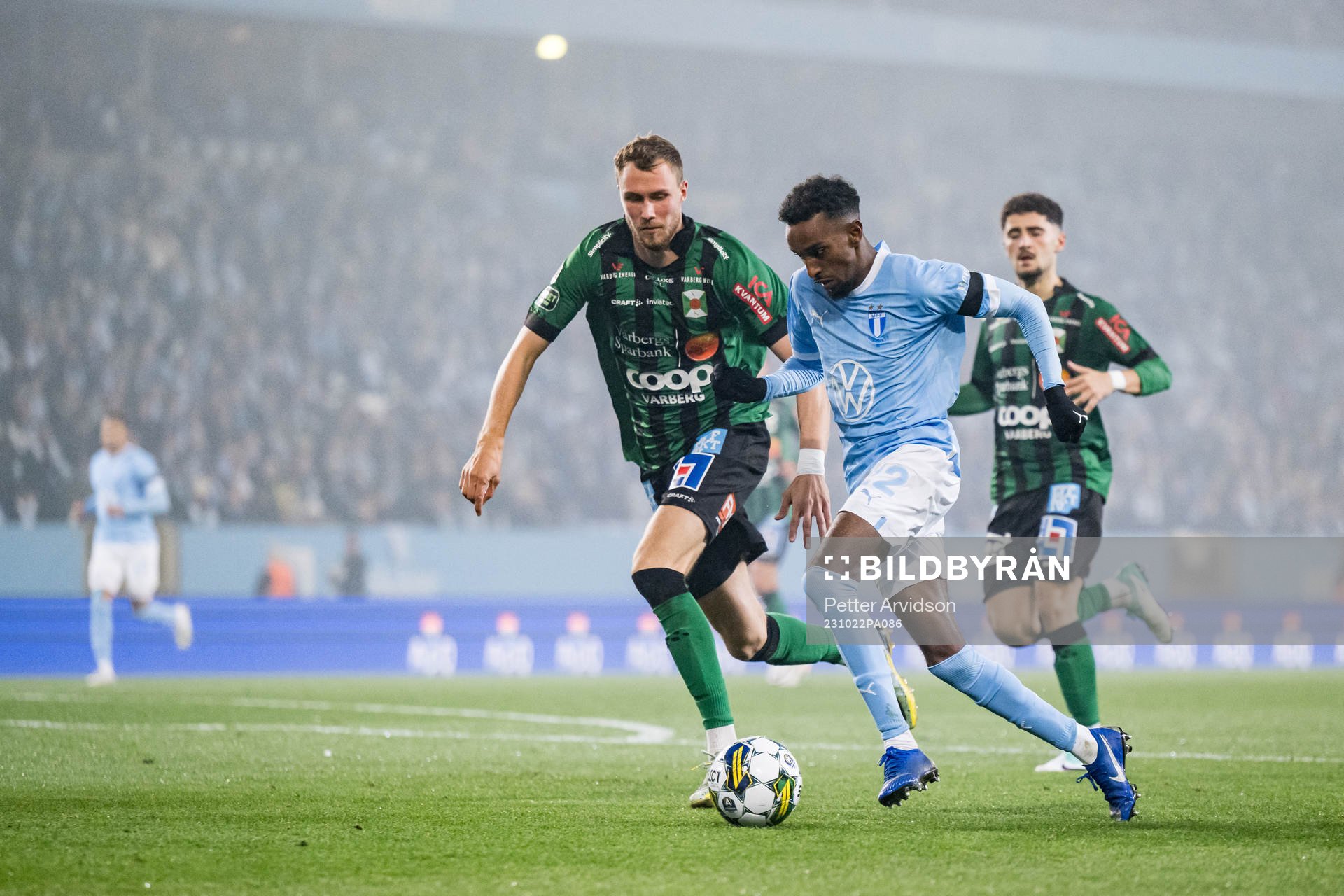 Varbergs Niklas Dahlström och Malmö FFs Taha Ali