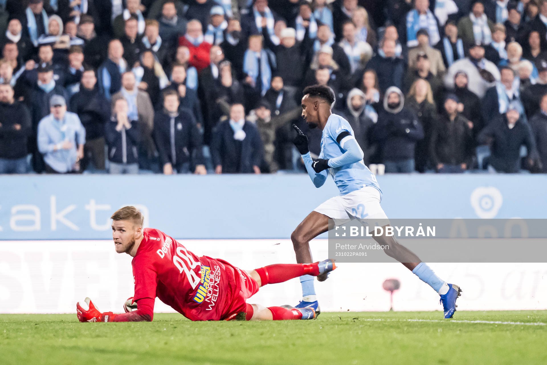 Malmö FFs Taha Ali jublar