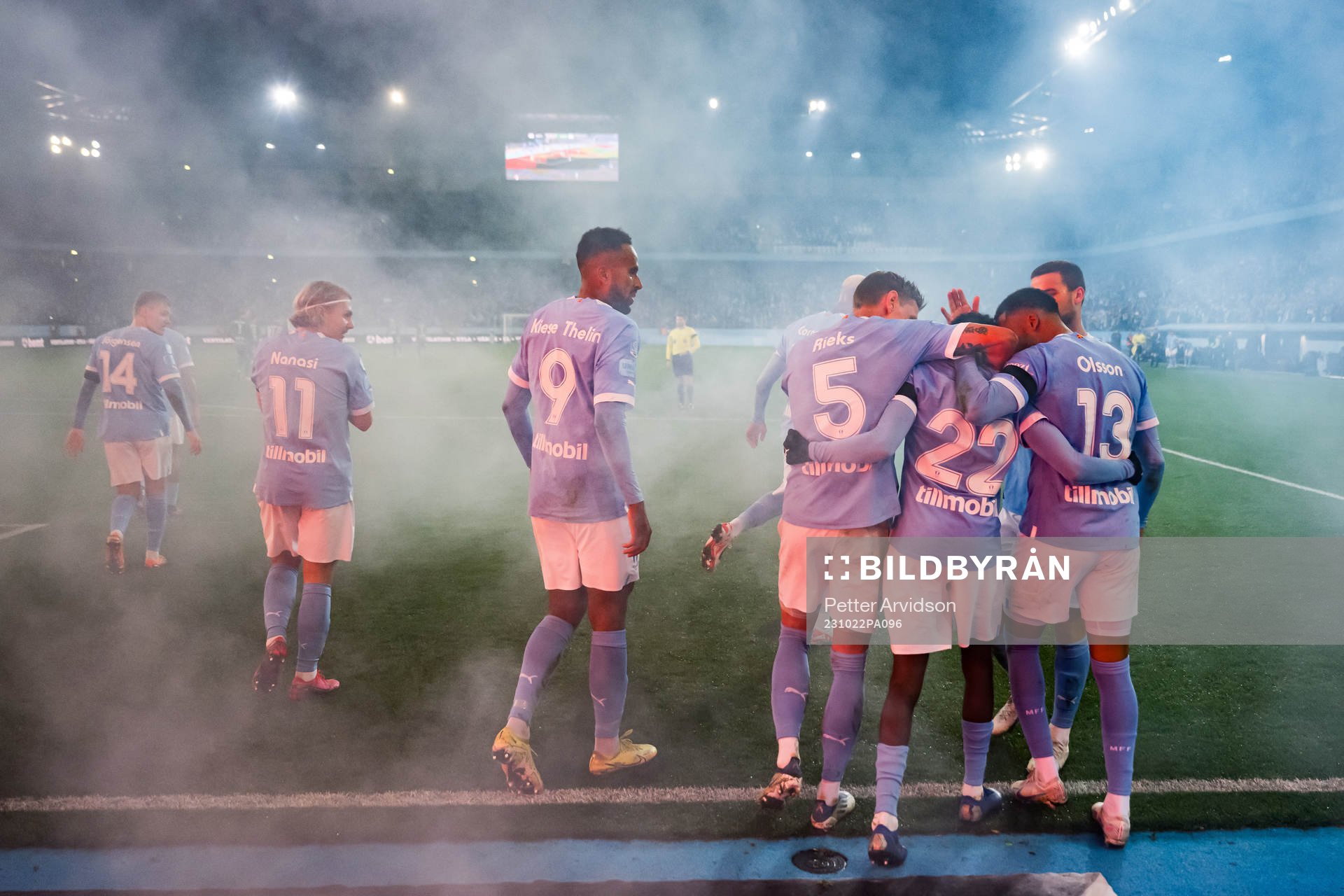 Malmö FFs Taha Ali jublar