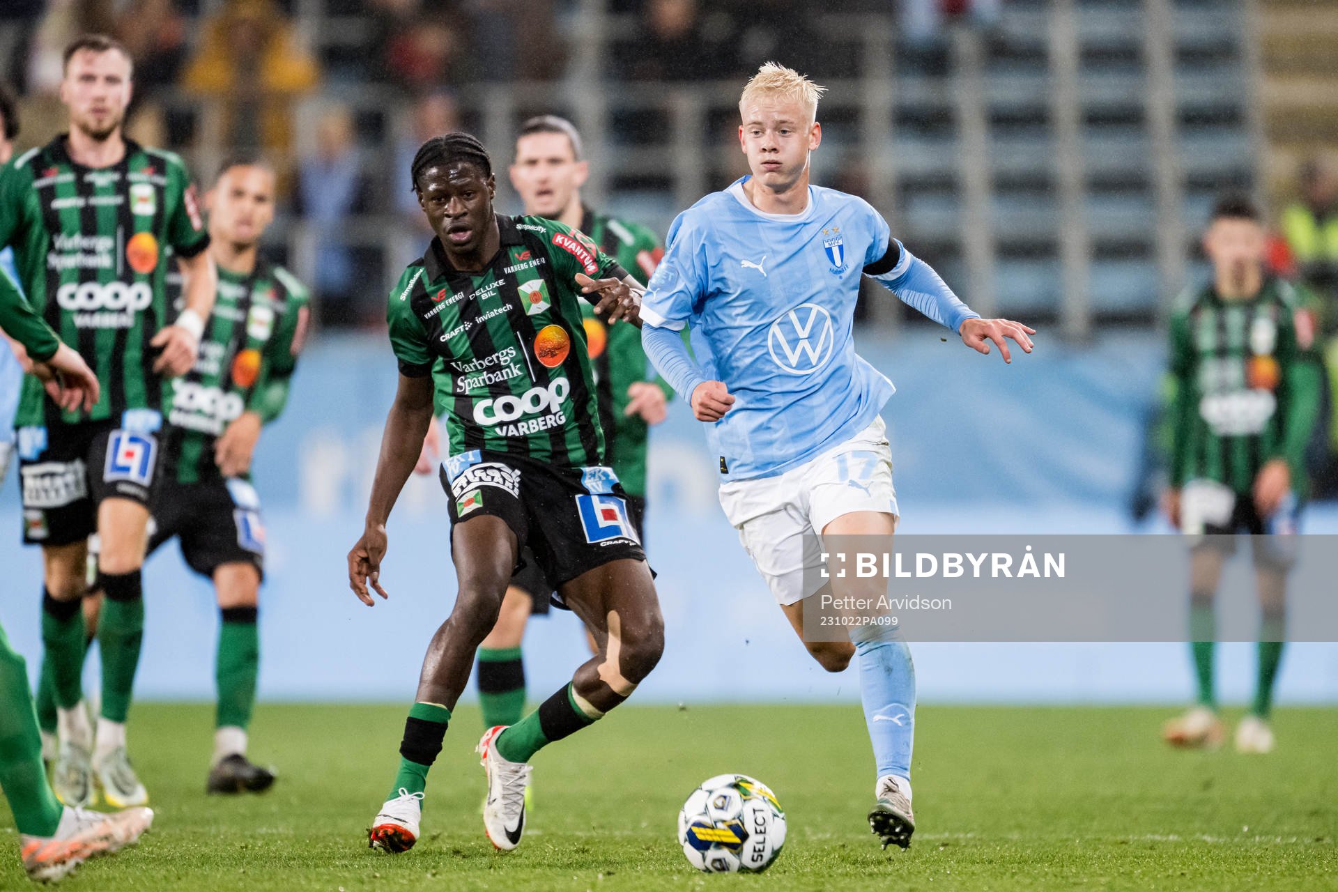 Varbergs Filipe Sisse ochMalmö FFs Otto Rosengren