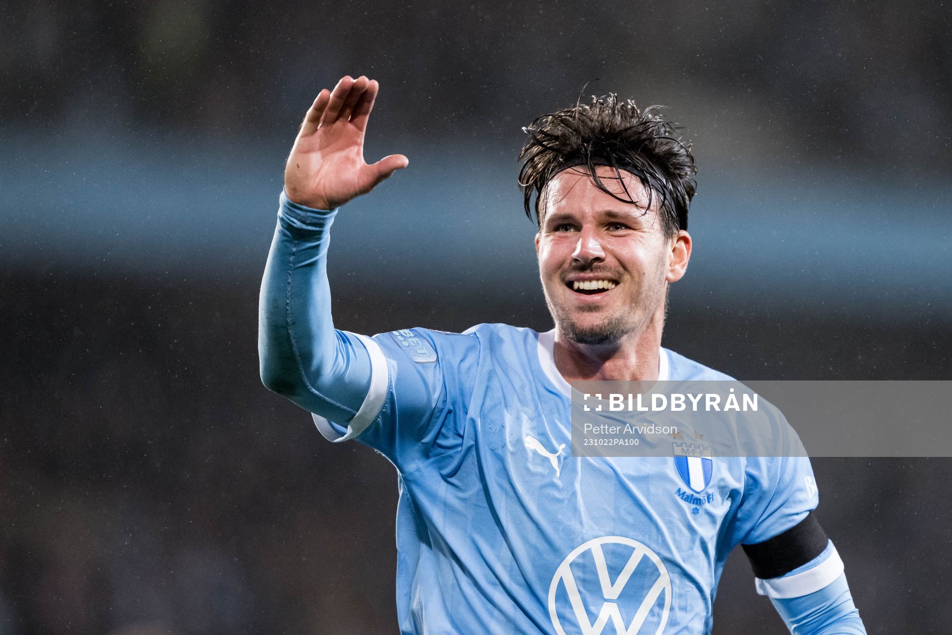 Malmö FFs Stefano Vecchia jublar