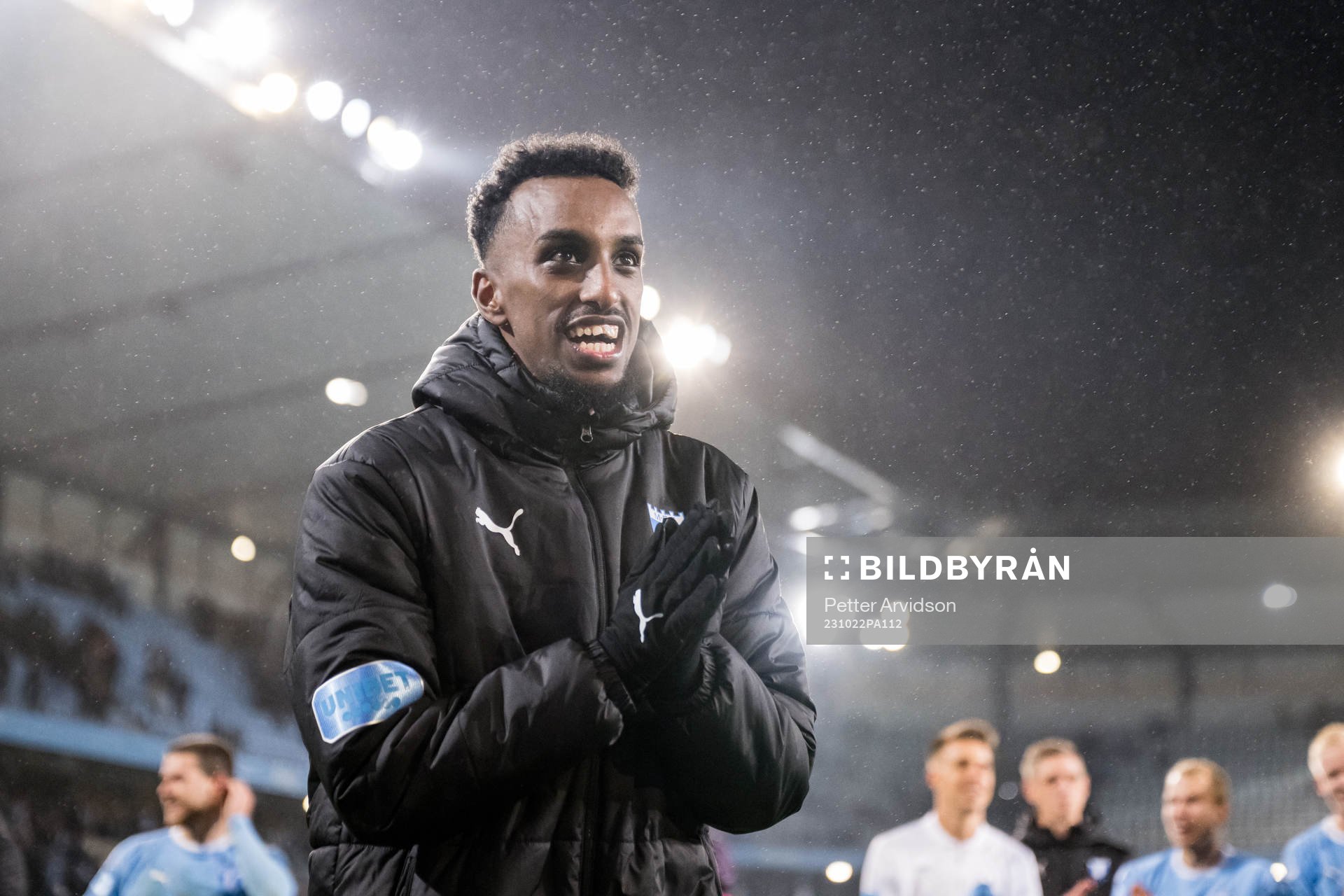 Malmö FFs Taha Ali jublar