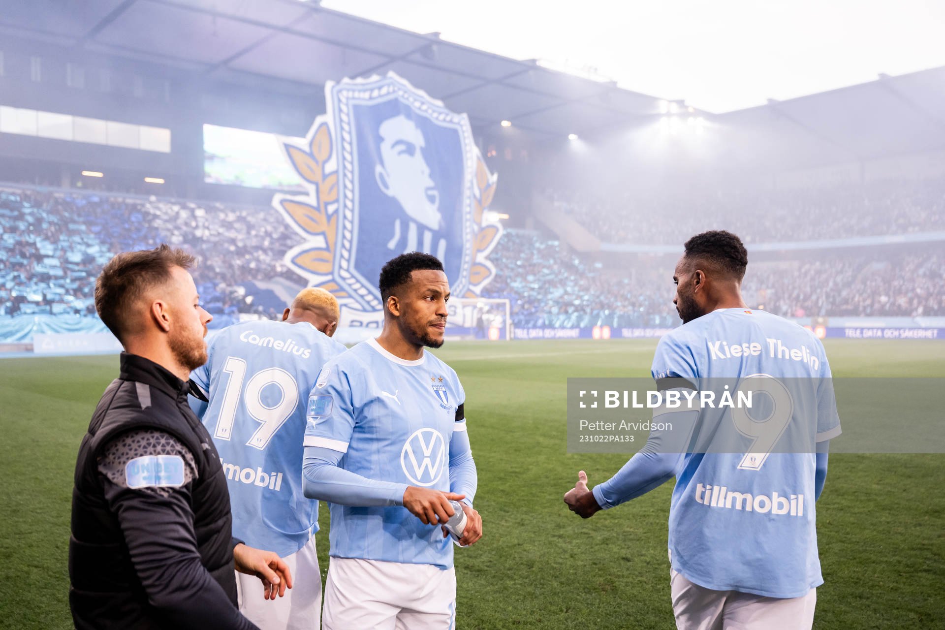 Malmö FFs Martin Olsson och Isaac Kiese Thelin