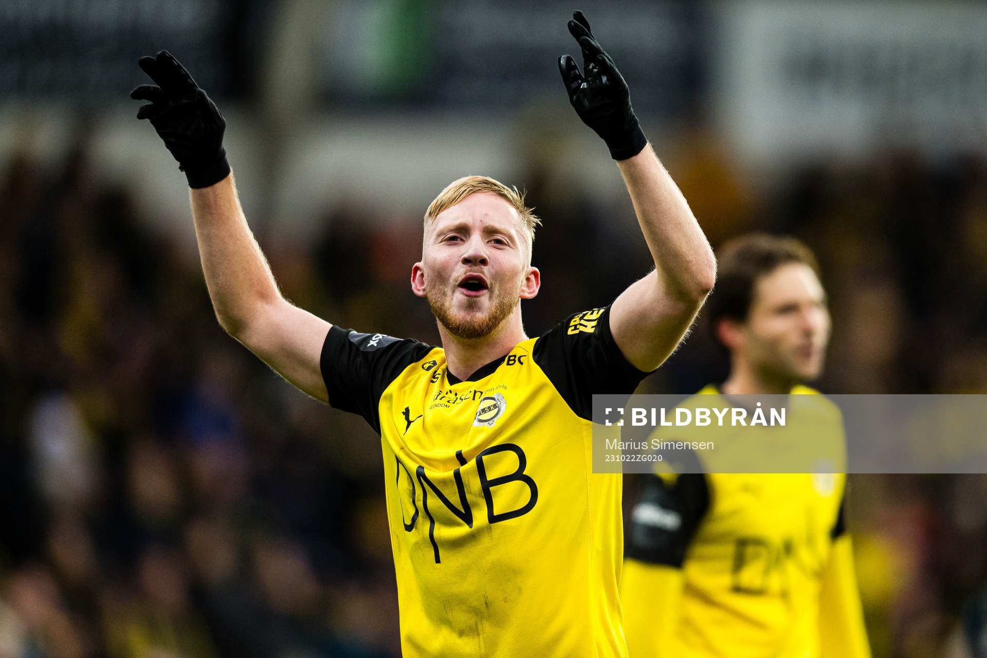 Eskil Edh of Lillestrøm celebrates
