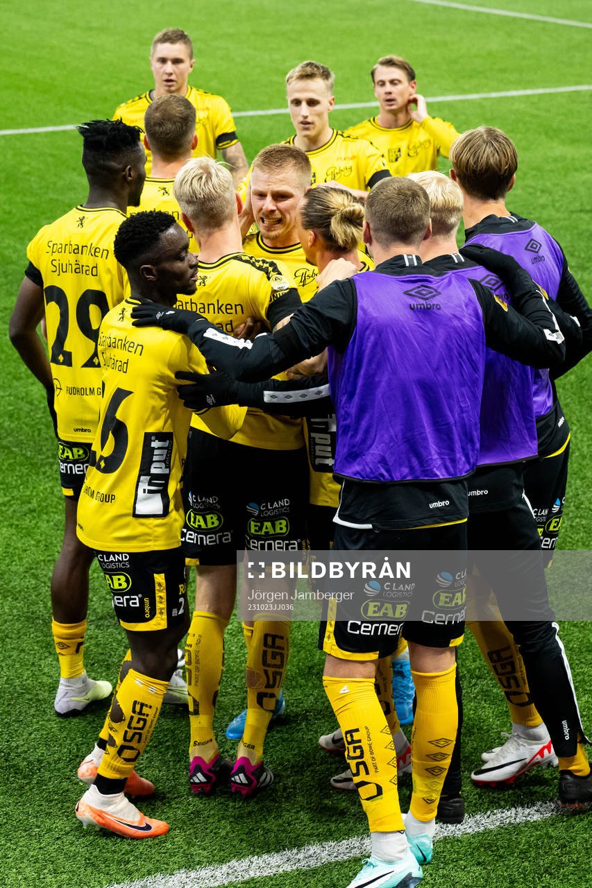 Elfsborgs spelare jublar