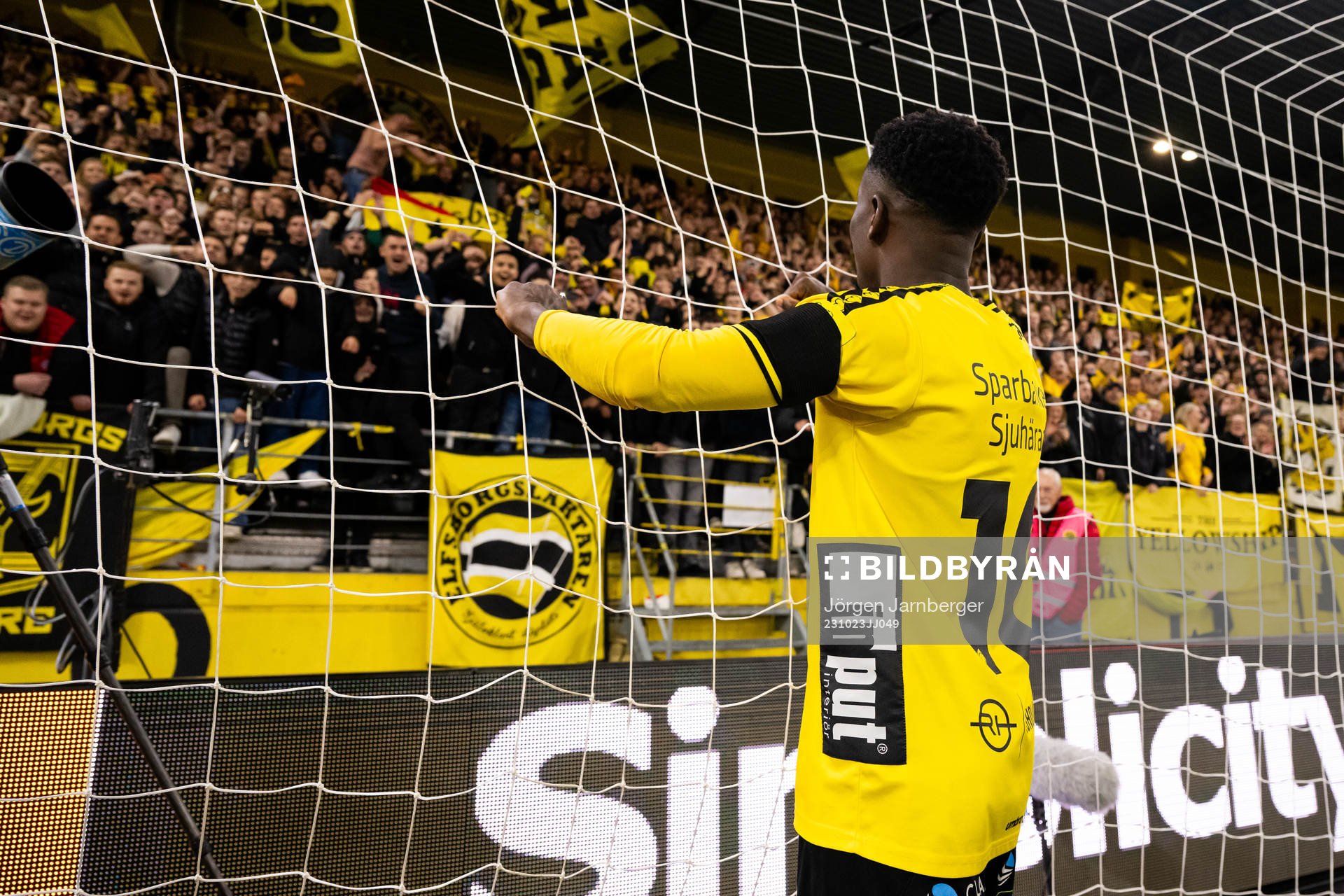 Elfsborgs Michael Baidoo jublar