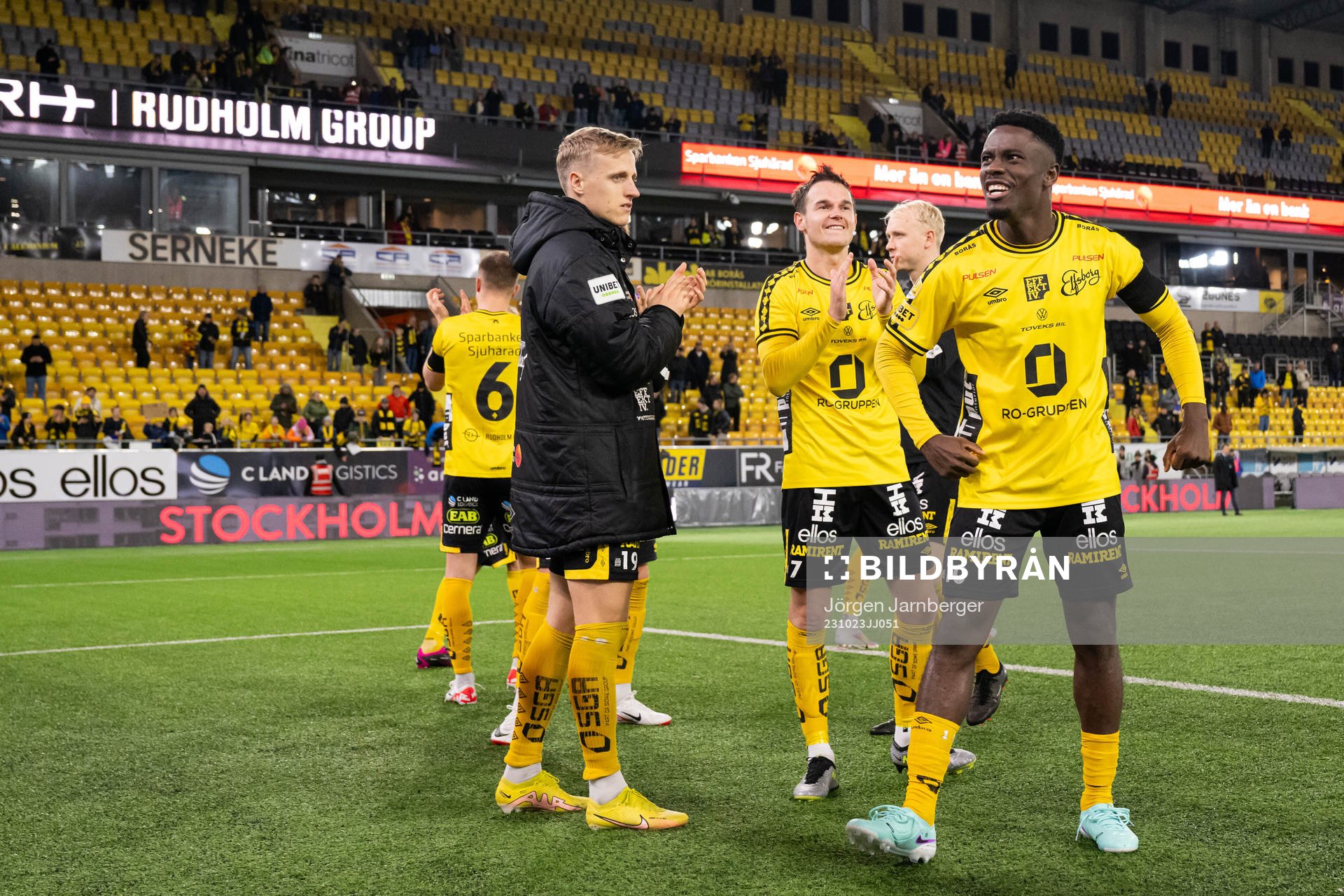 Elfsborgs spelare jublar