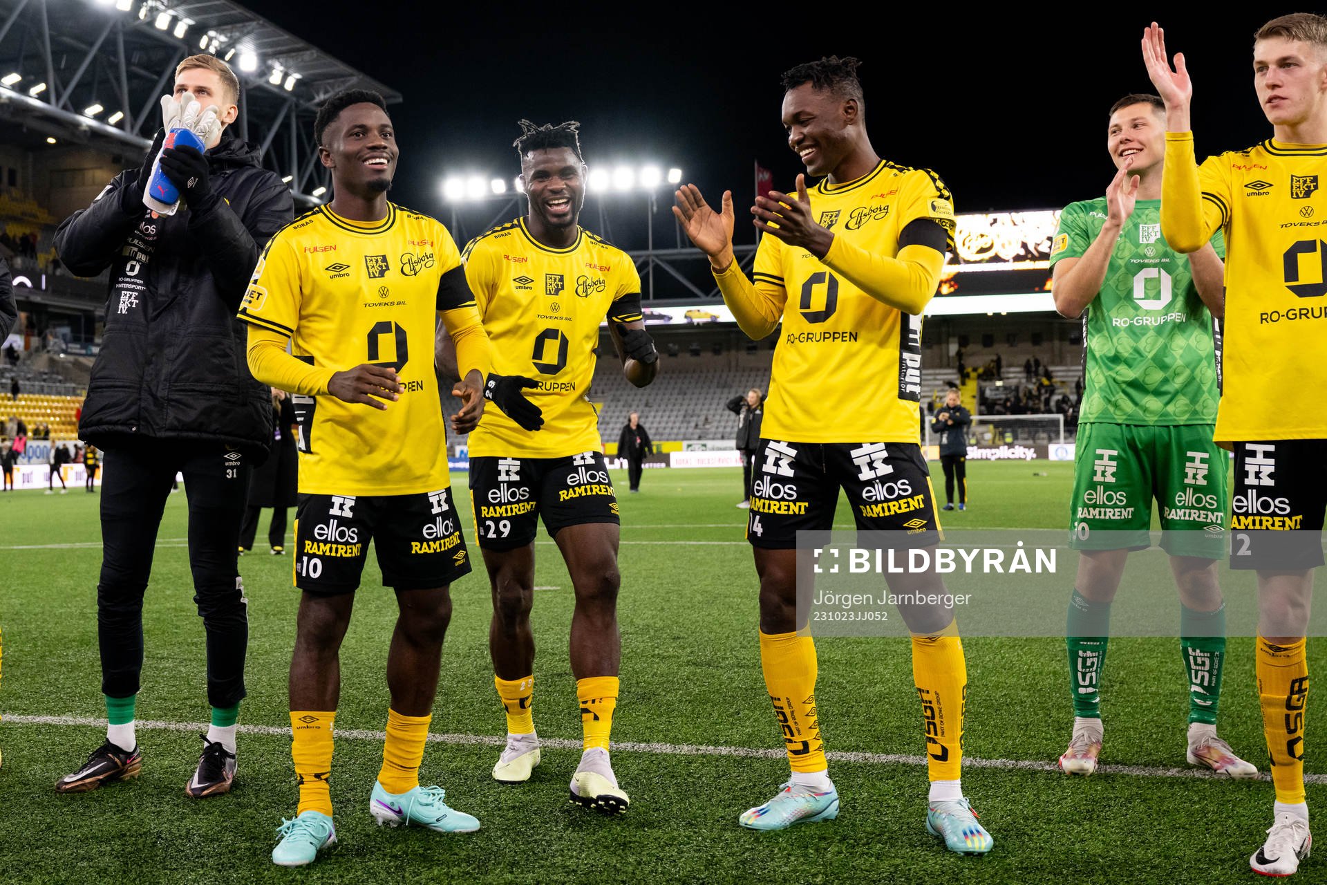 Elfsborgs Michael Baidoo, Ibrahim Buhari och Jalal Abdullai