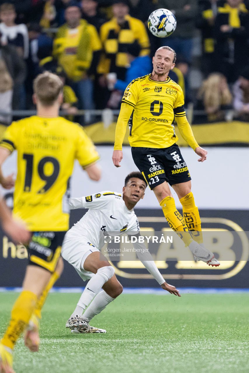 AIKs Abdihakin Ali och Elfsborgs Niklas Hult