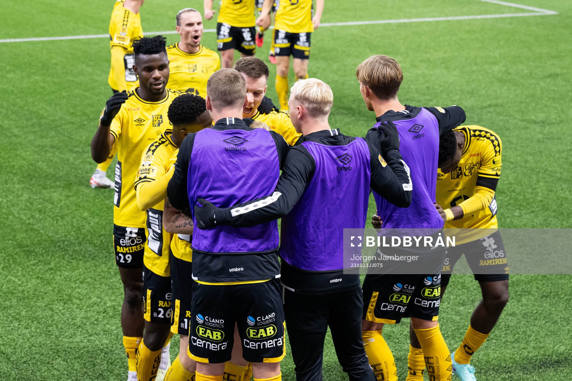Elfsborgs spelare jublar