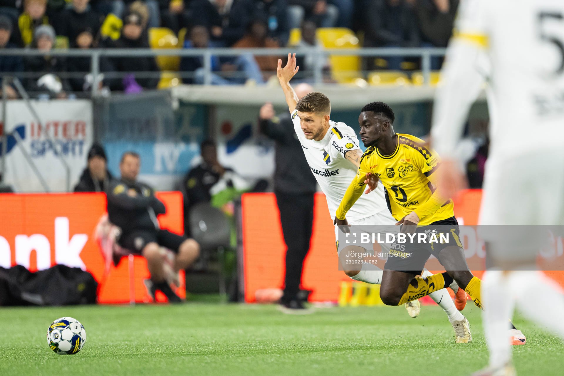 AIKs Anton Salétros och Elfsborgs Emmanuel Boateng