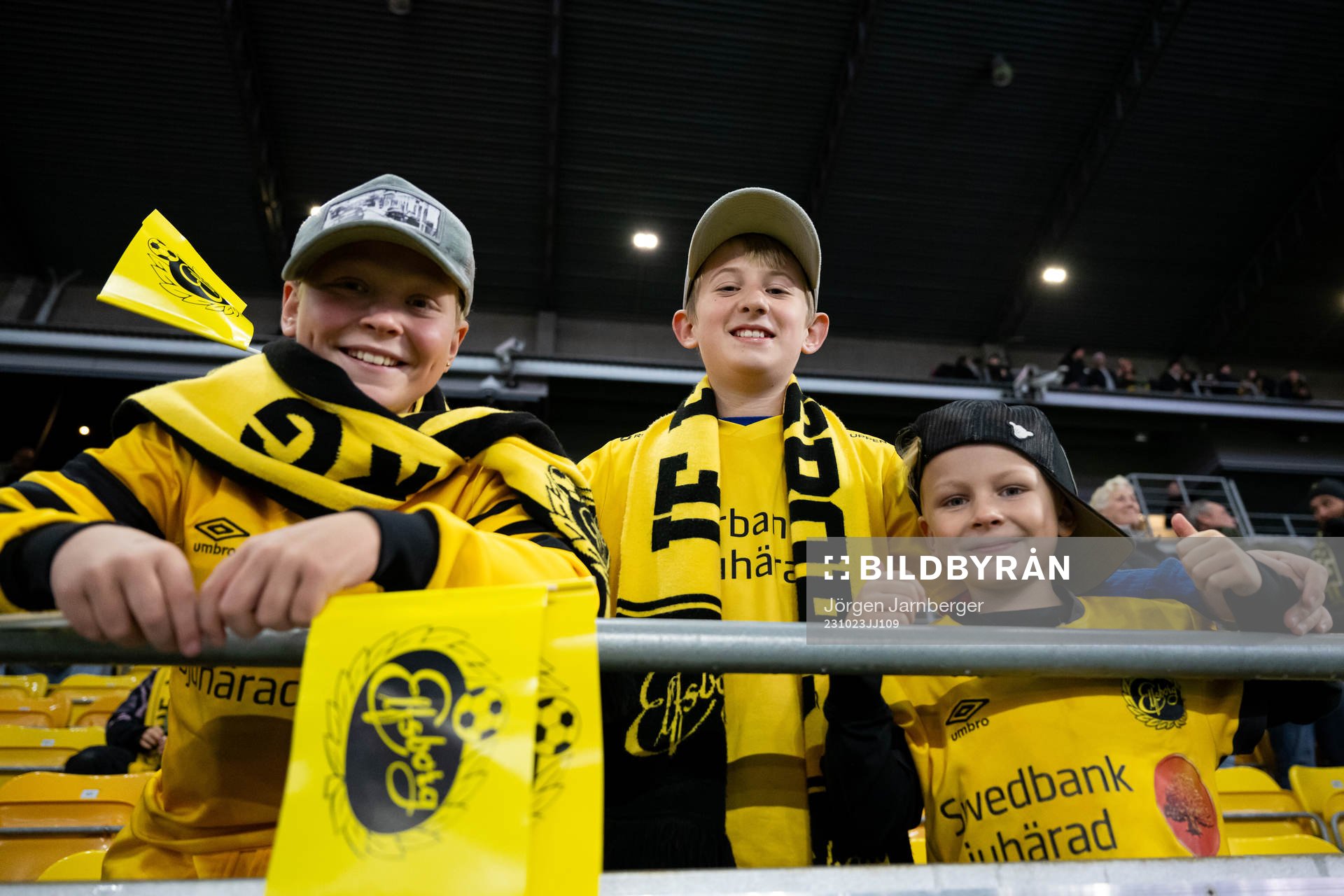 Elfsborgs supportrar på läktaren