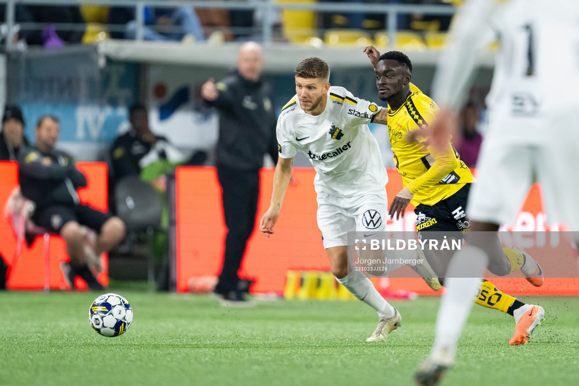 AIKs Anton Salétros och Elfsborgs Emmanuel Boateng