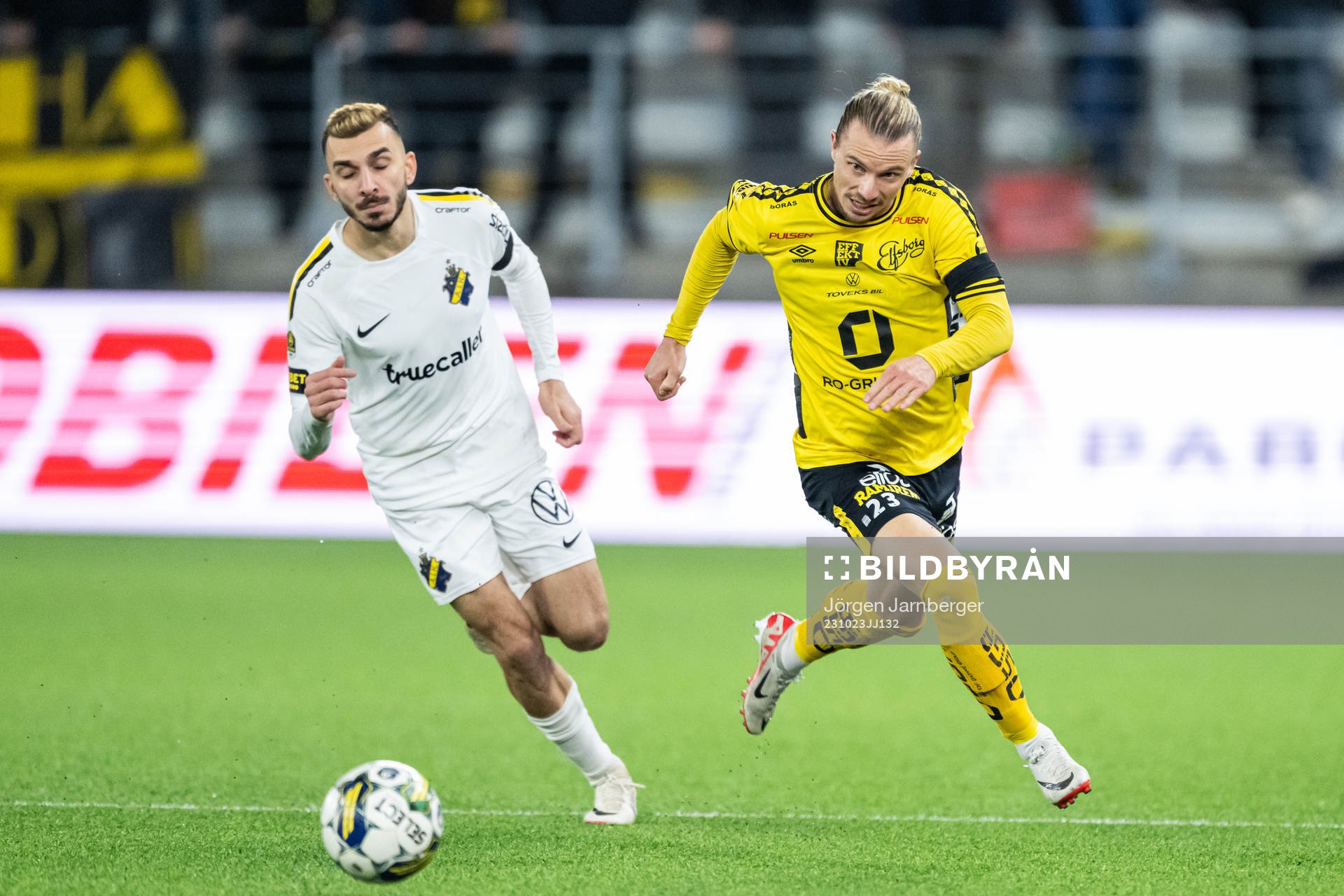 AIKs Ioannis Pittas och Elfsborgs Niklas Hult